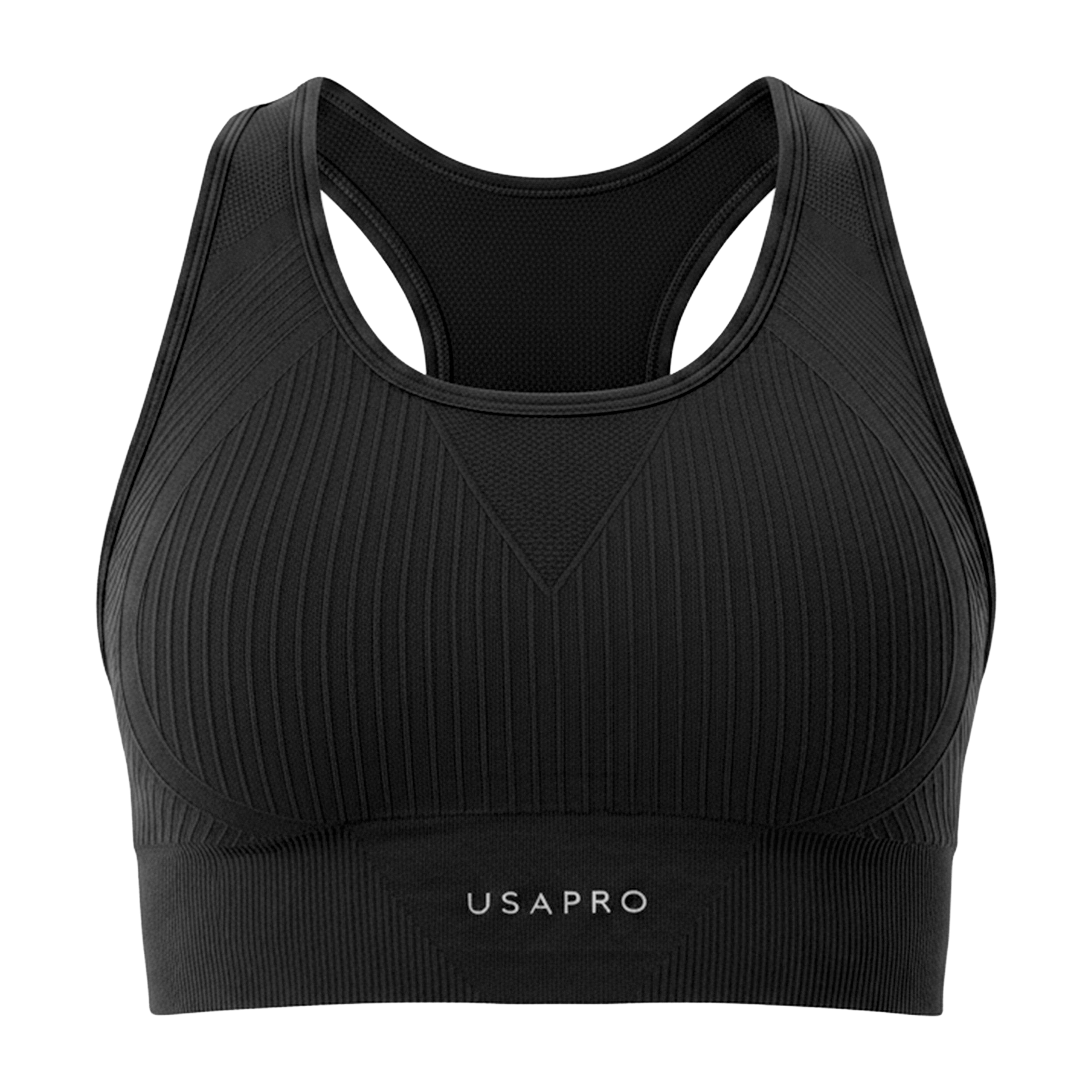USA Pro Seamless Crop Sports Bra