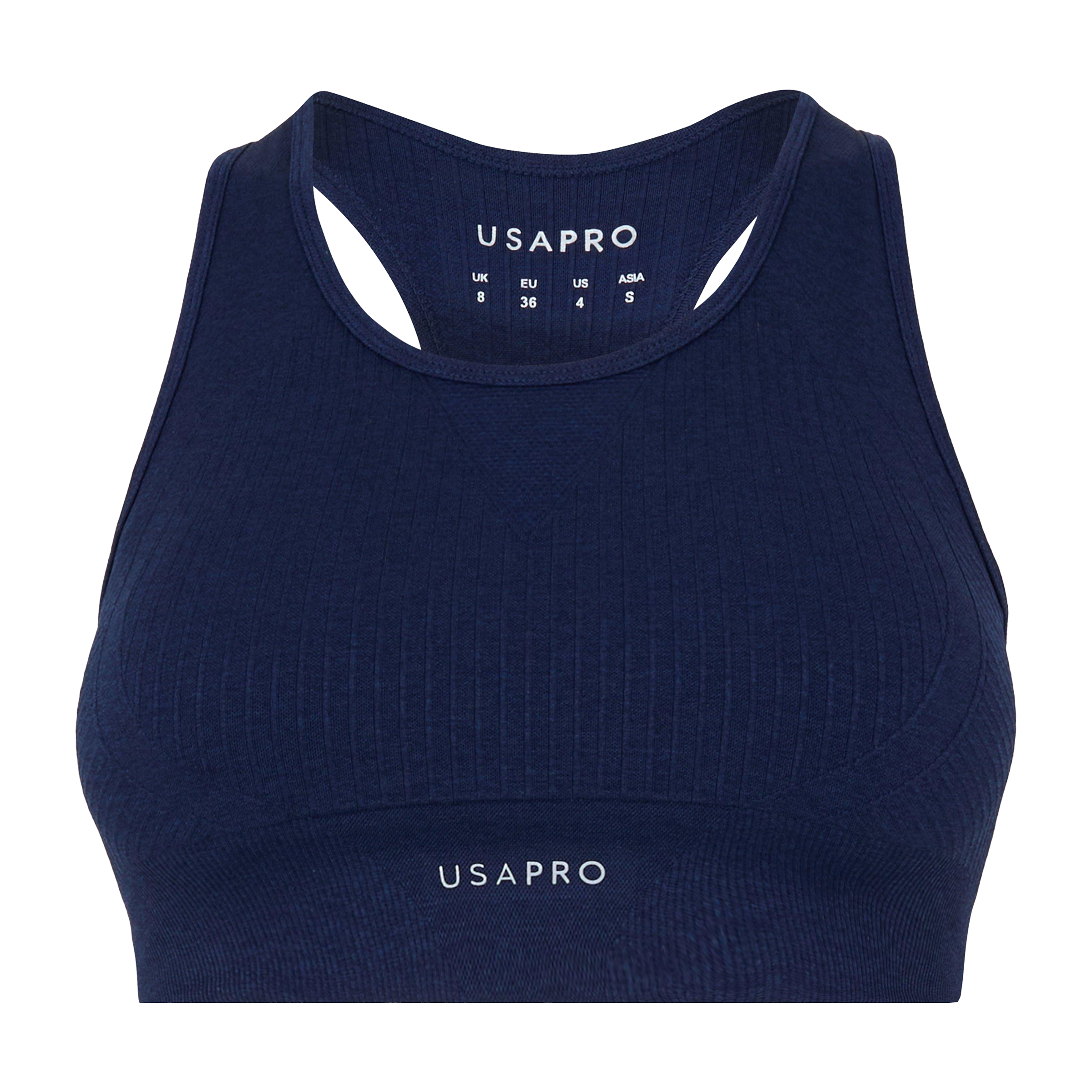 USA Pro Seamless Crop Sports Bra
