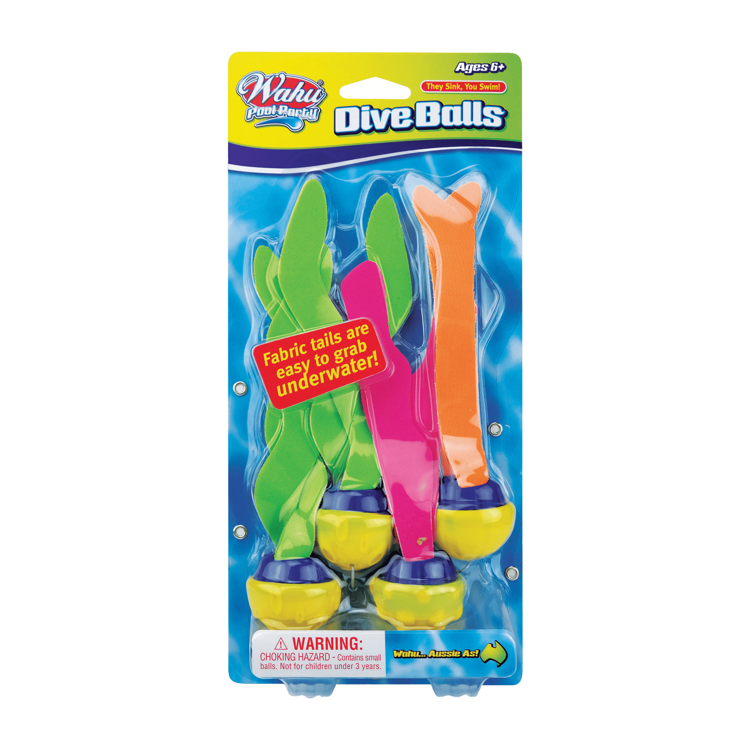 Wahu Swim (4pk) Dive Balls