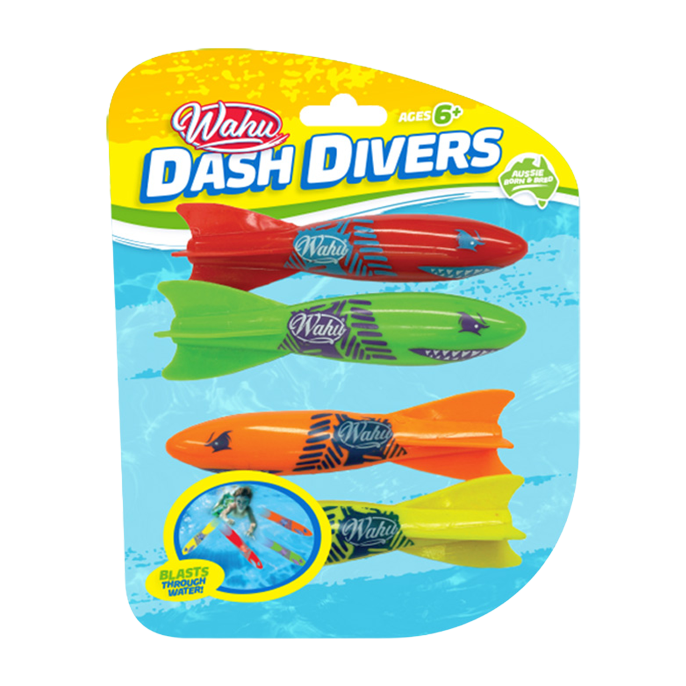 Wahu Dash Divers (4pk)