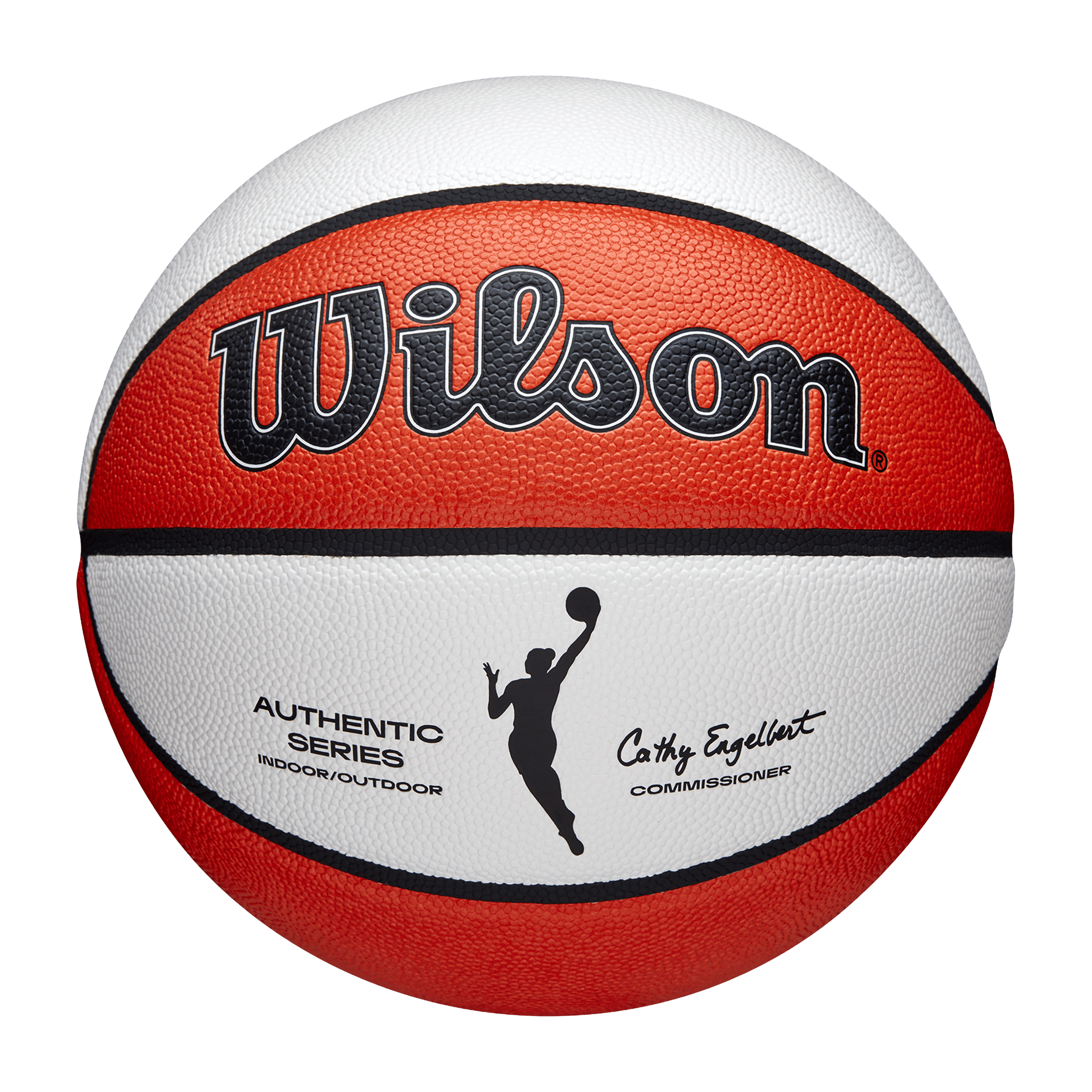 Wilson Unisex WNBA Authentic (Size 6) Indoor/Outdoor Basketball Orange ...
