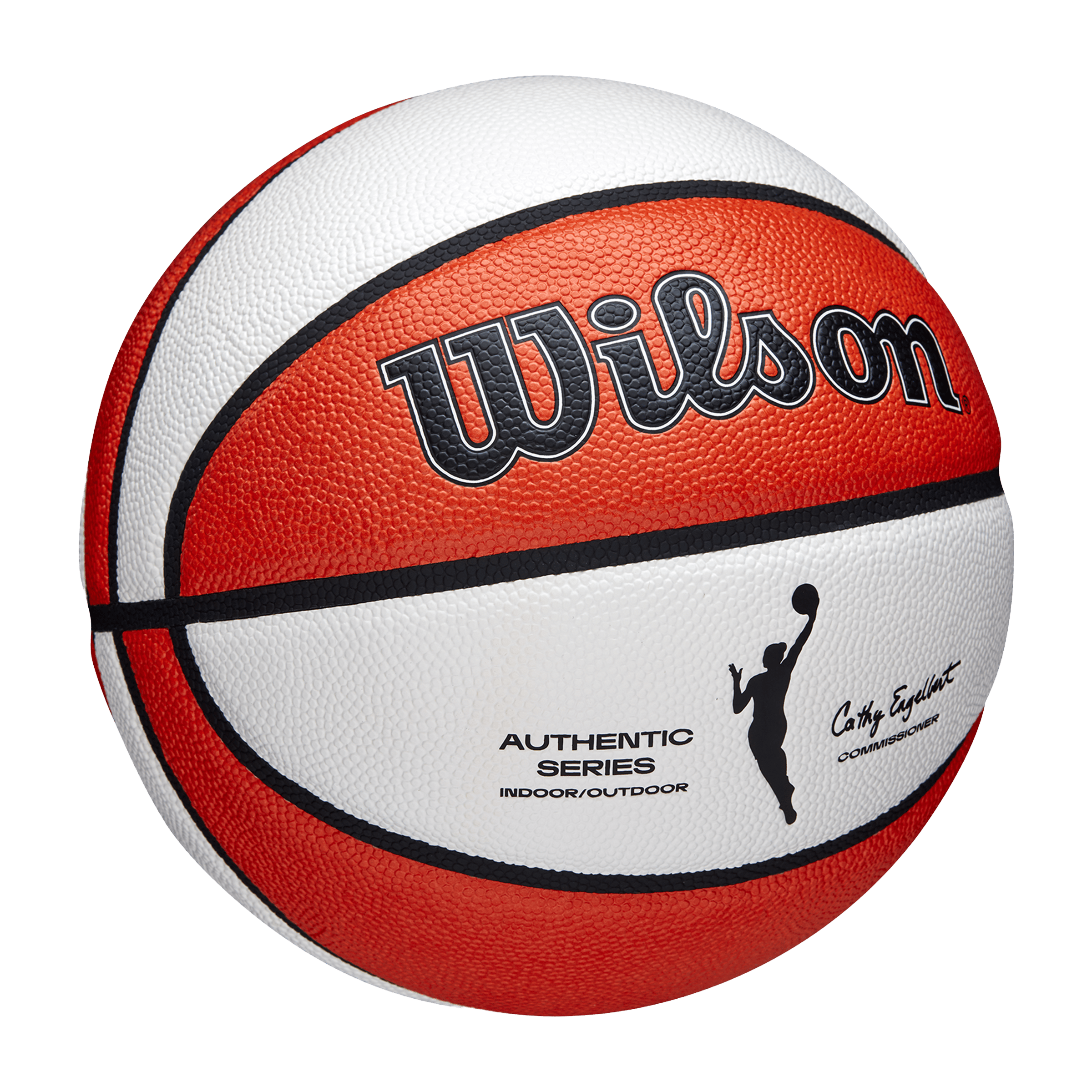 Wilson Unisex WNBA Authentic (Size 6) Indoor/Outdoor Basketball Orange ...