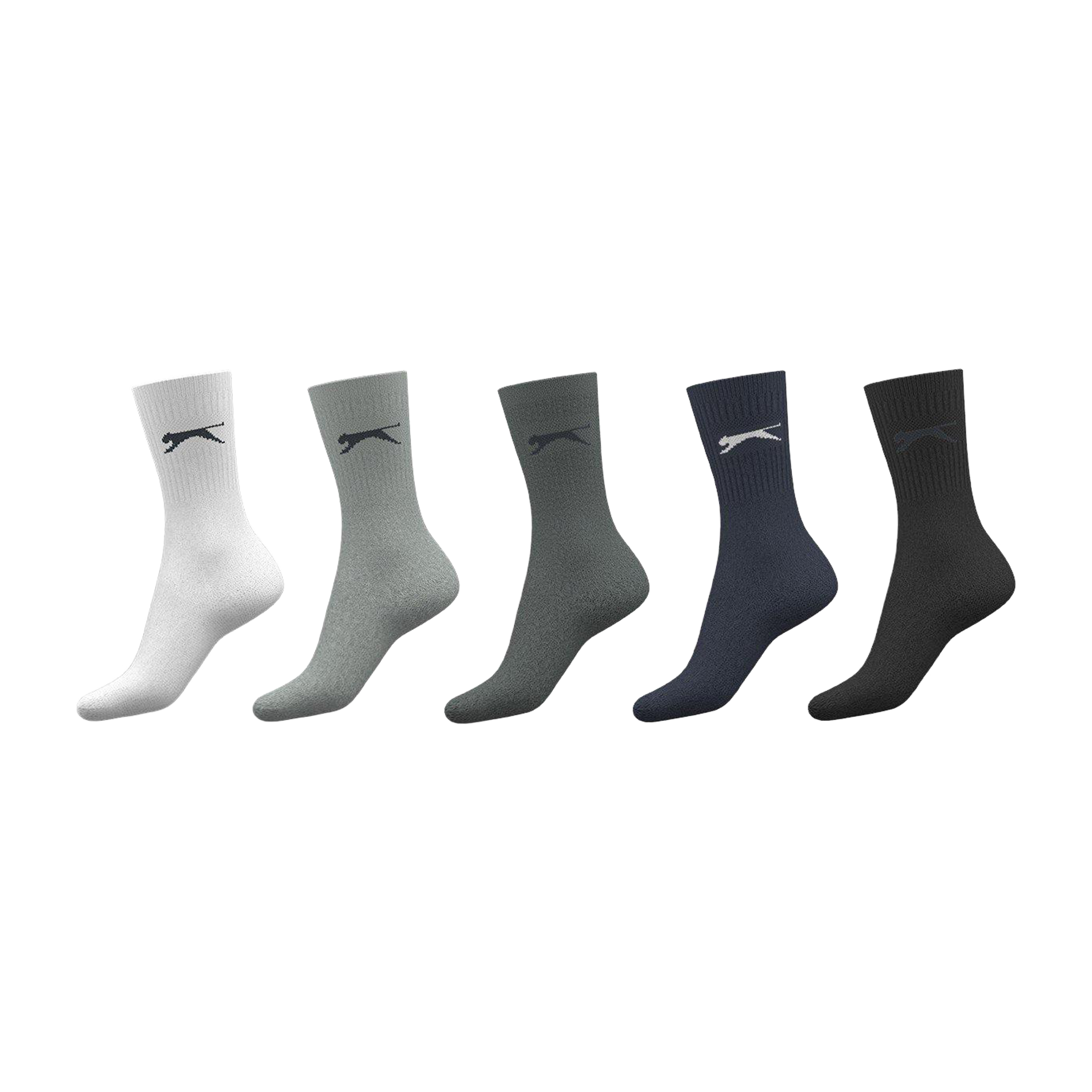 Slazenger (5pk) Crew Socks - Women's UK 4-8 (US 6.5-10.5)