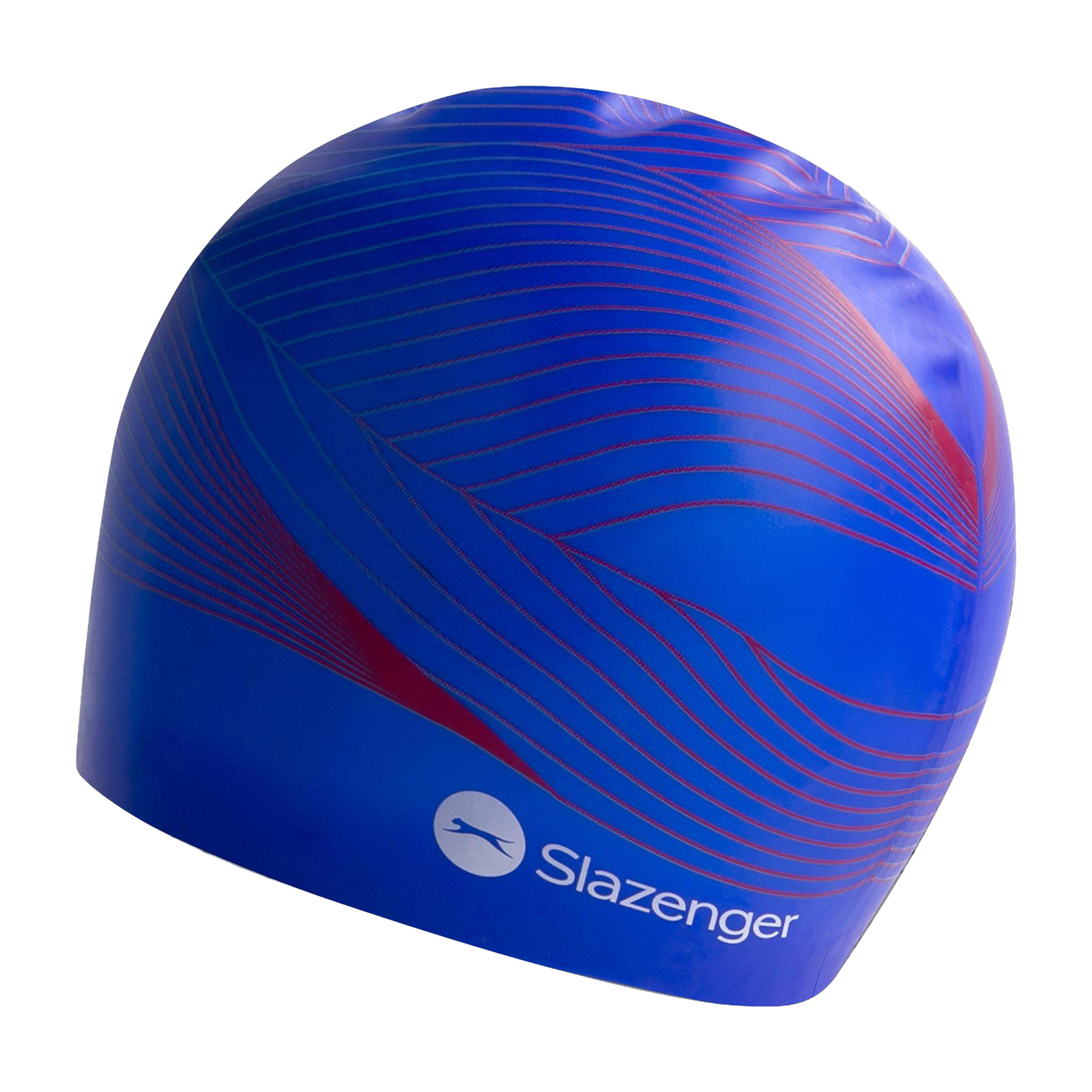 Slazenger Print Silicone Swimming Cap