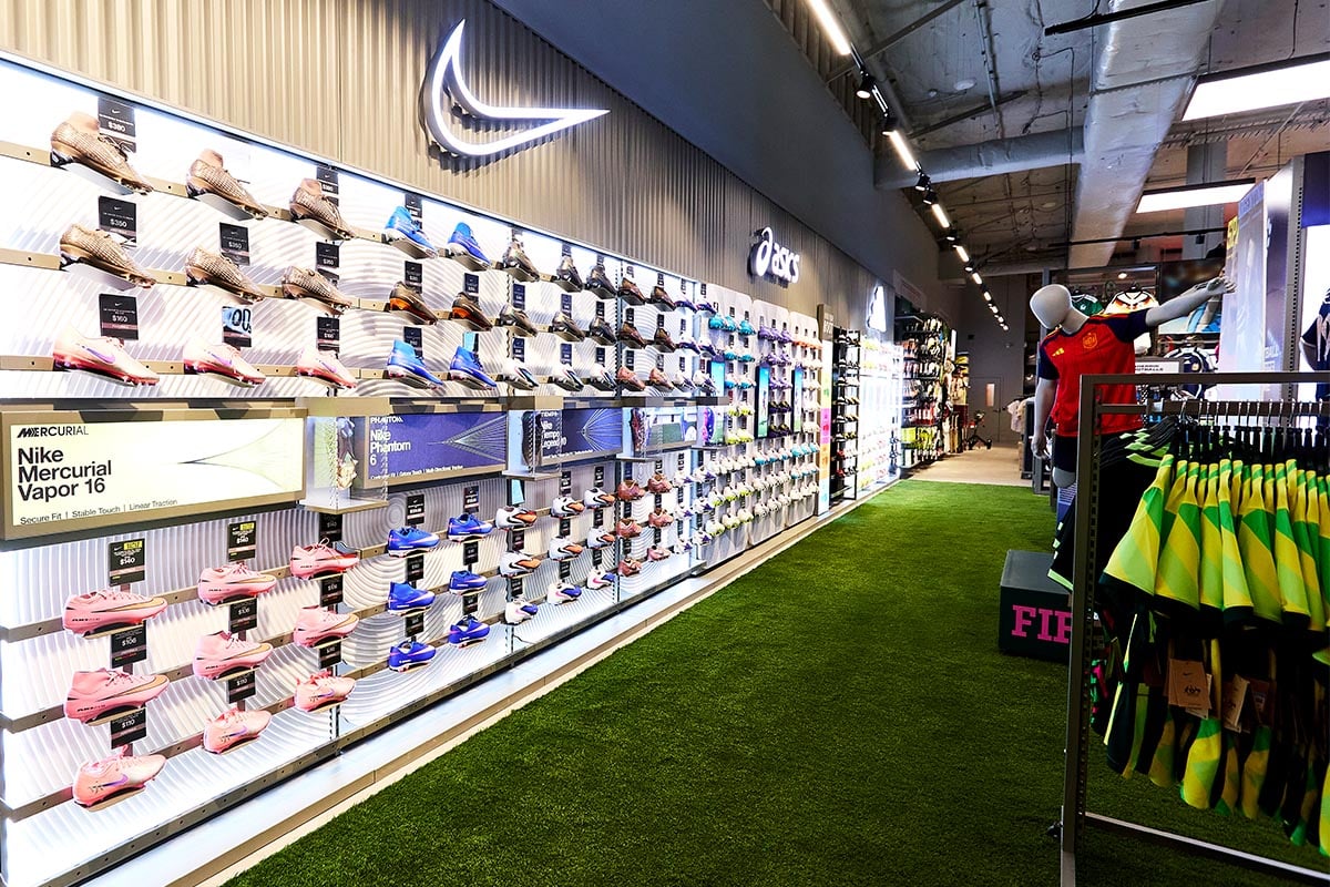 Football Shoe Wall