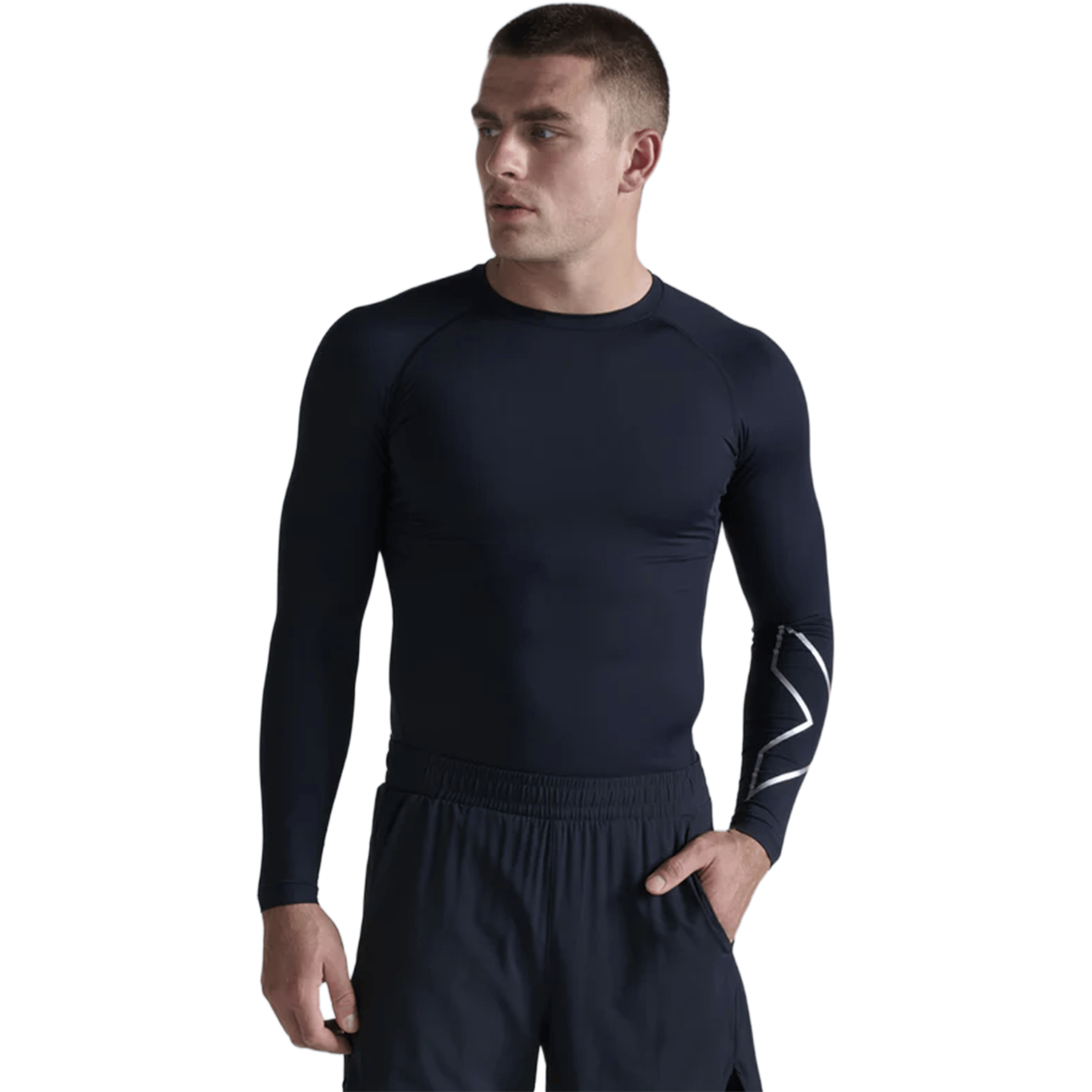Mens 2XU Core Compression Long Sleeve Tee