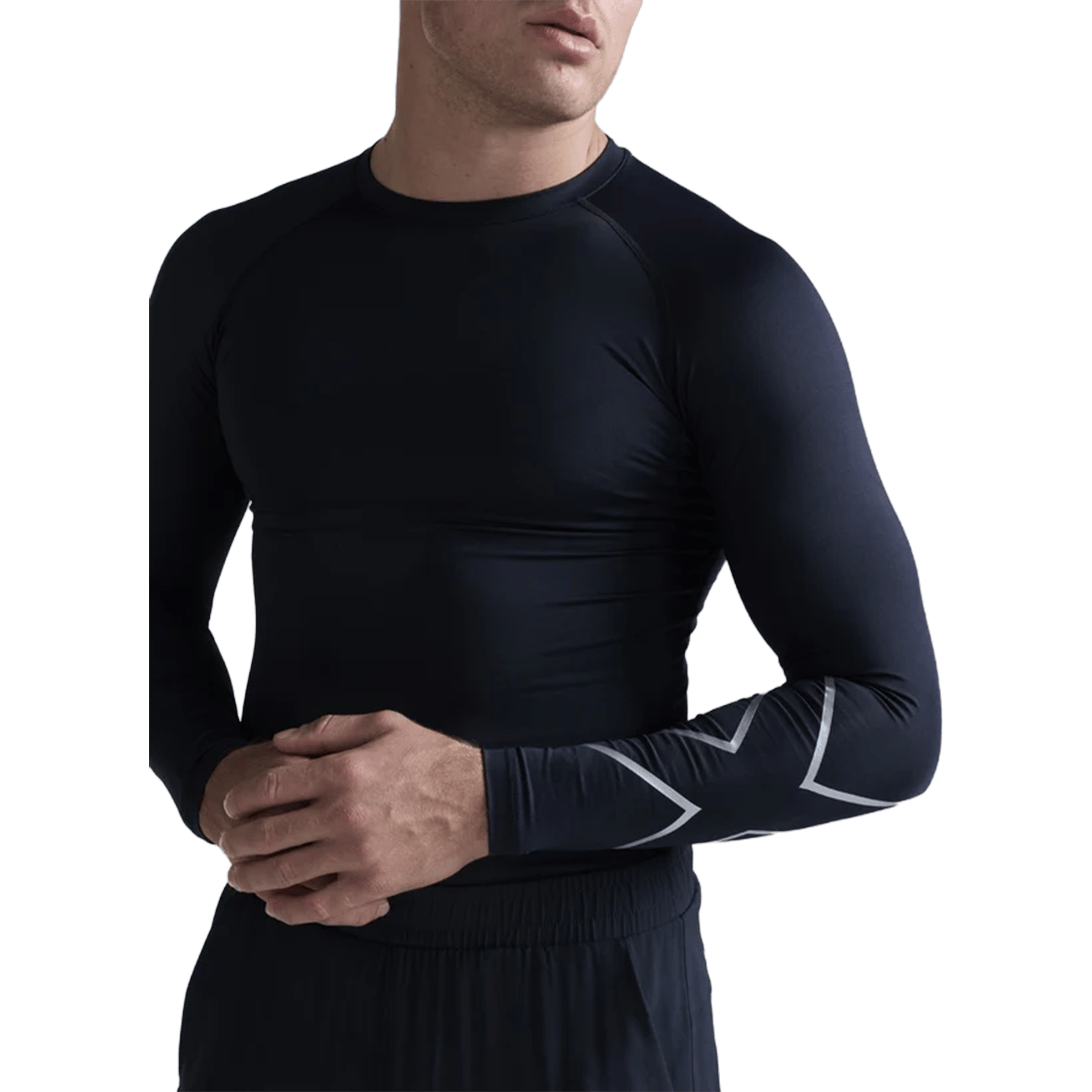 Mens 2XU Core Compression Long Sleeve Tee