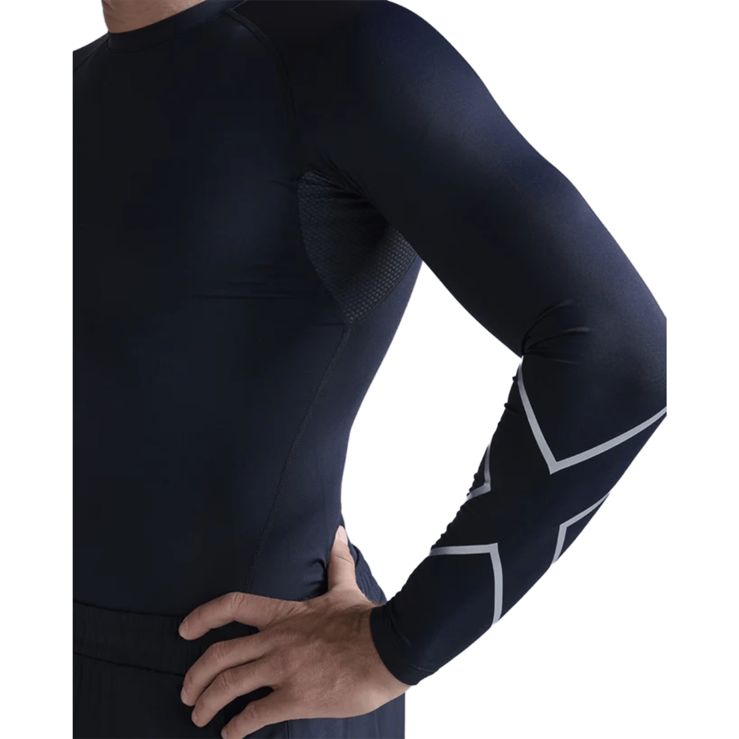 Mens 2XU Core Compression Long Sleeve Tee