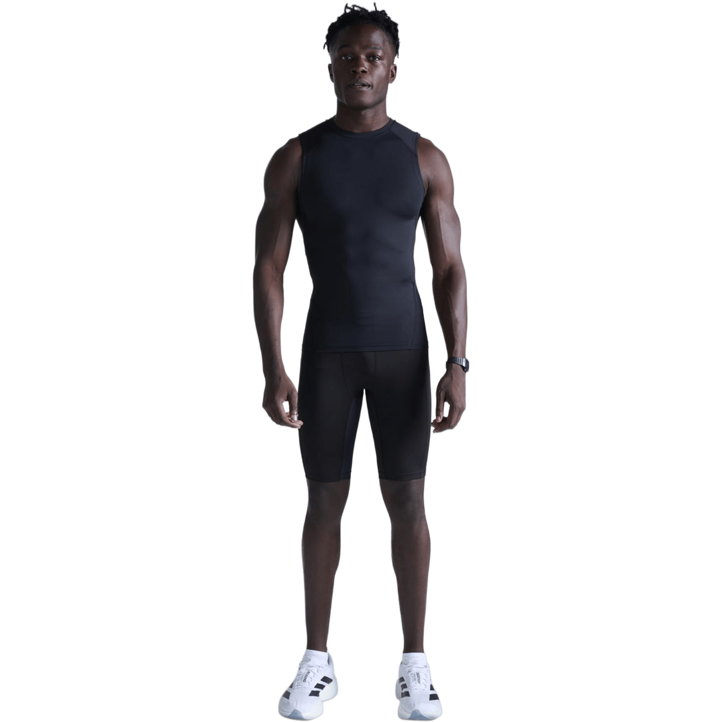 Mens 2XU Core Compression Sleeveless Tank Top