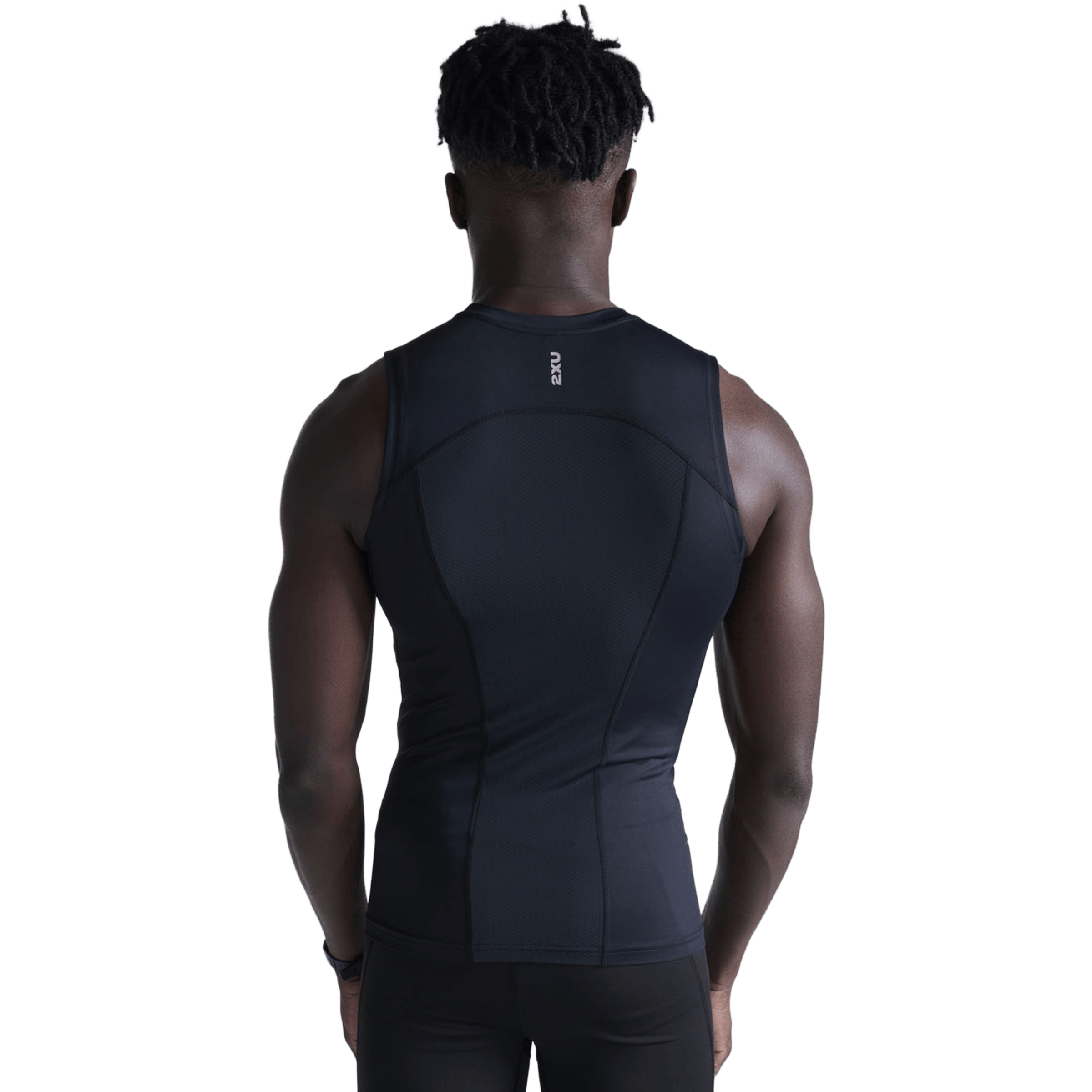 Mens 2XU Core Compression Sleeveless Tank Top