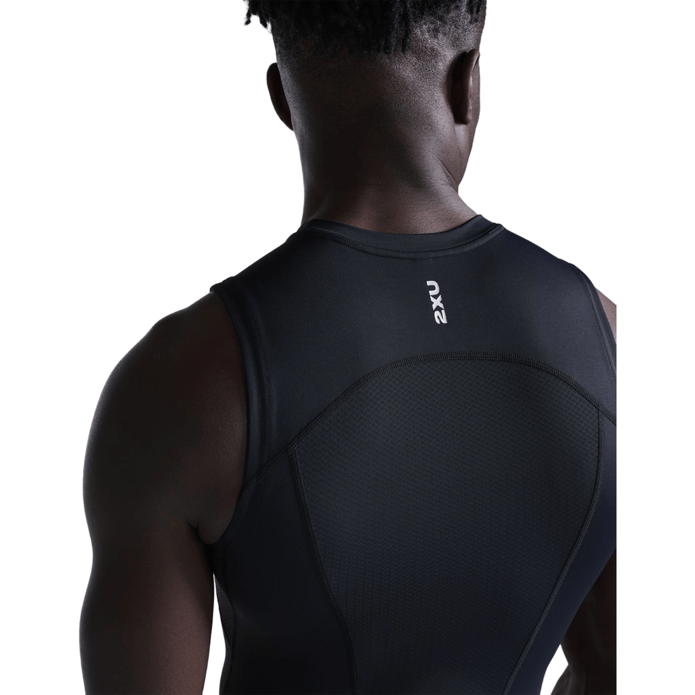 Mens 2XU Core Compression Sleeveless Tank Top