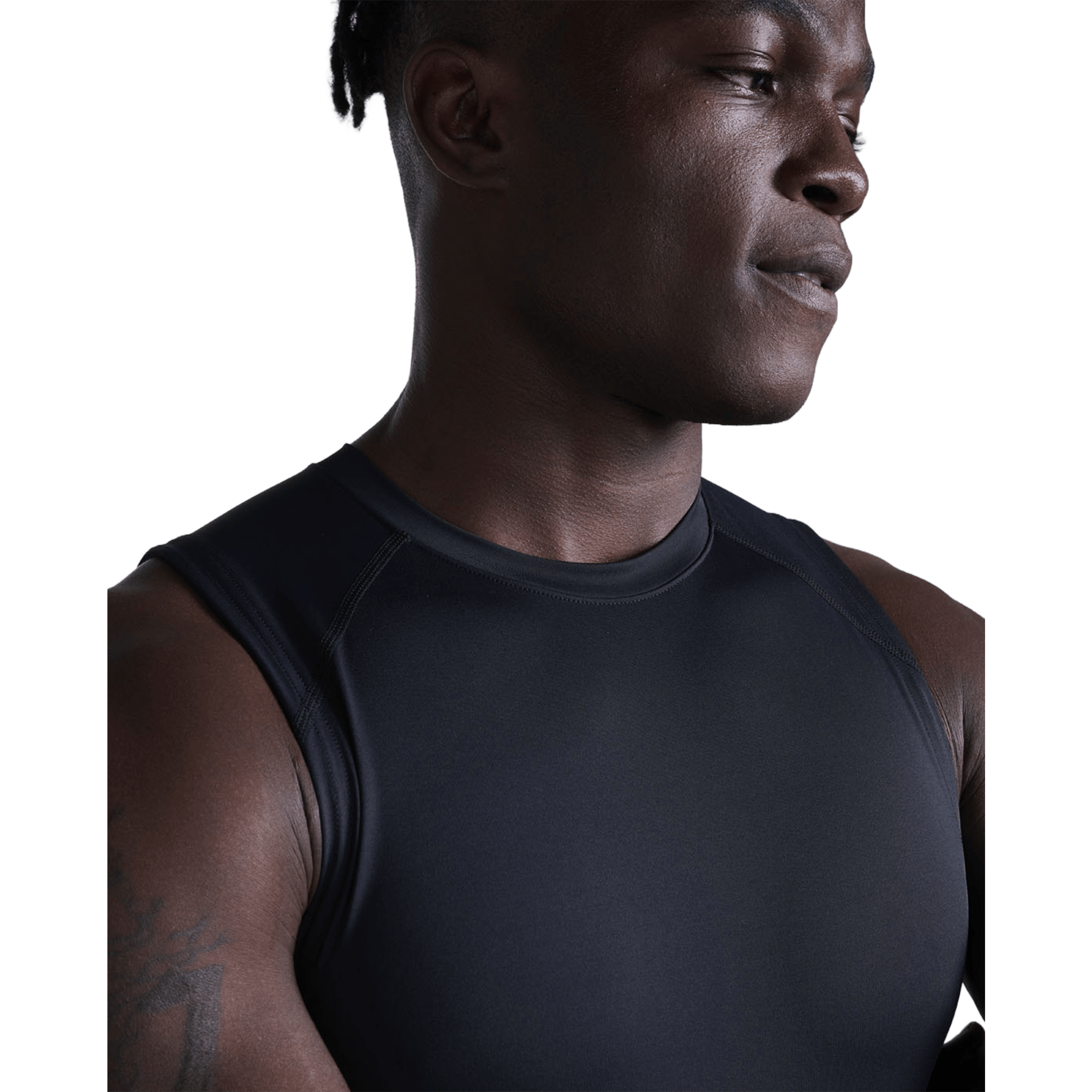 Mens 2XU Core Compression Sleeveless Tank Top