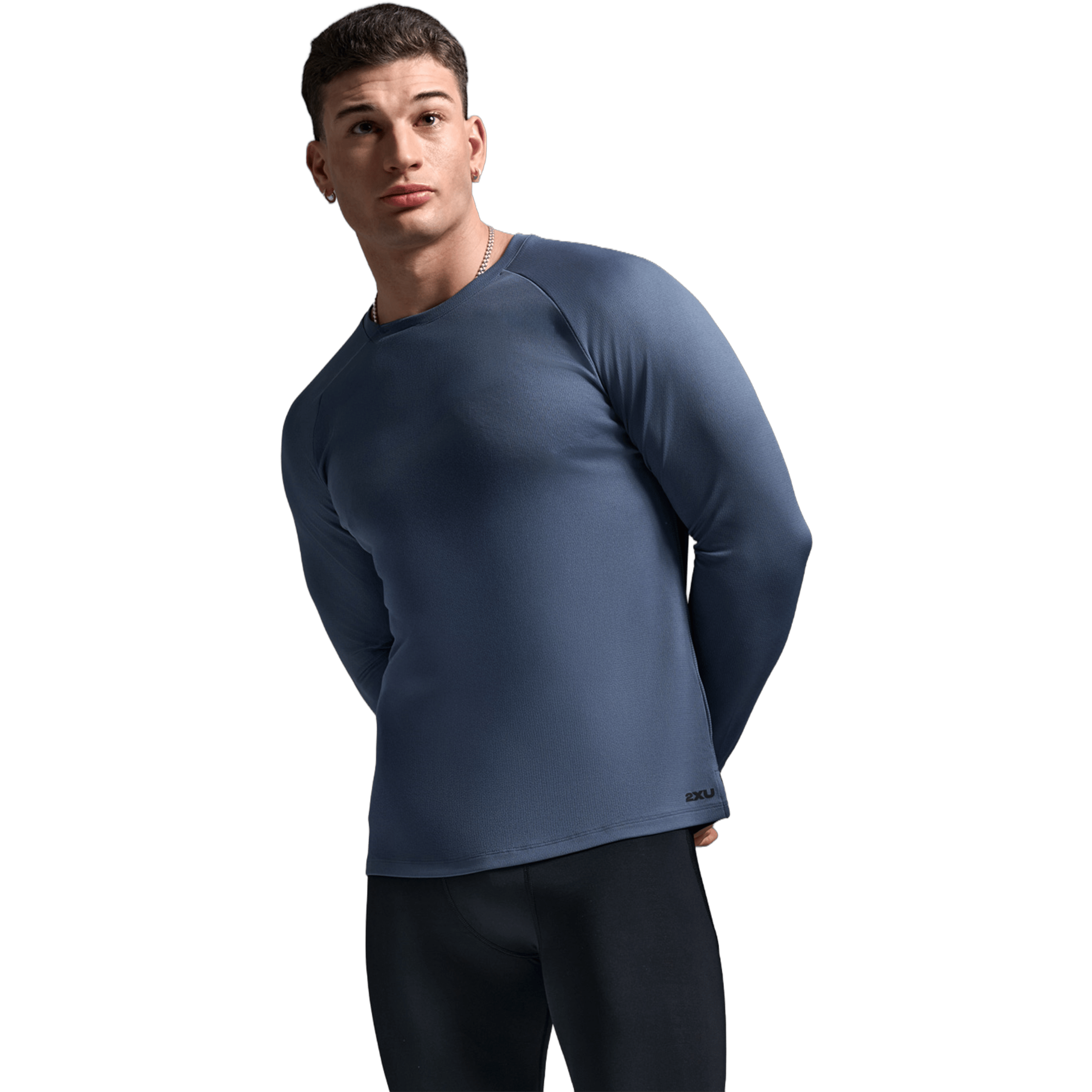 Mens 2XU Aero Long Sleeve Top