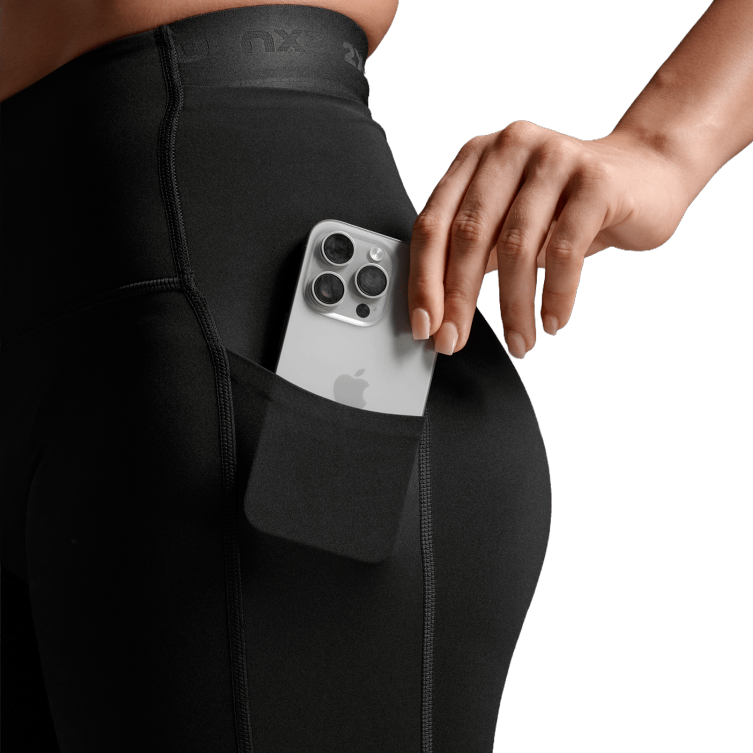 Womens 2XU Form Stash Hi-Rise Compression Tights