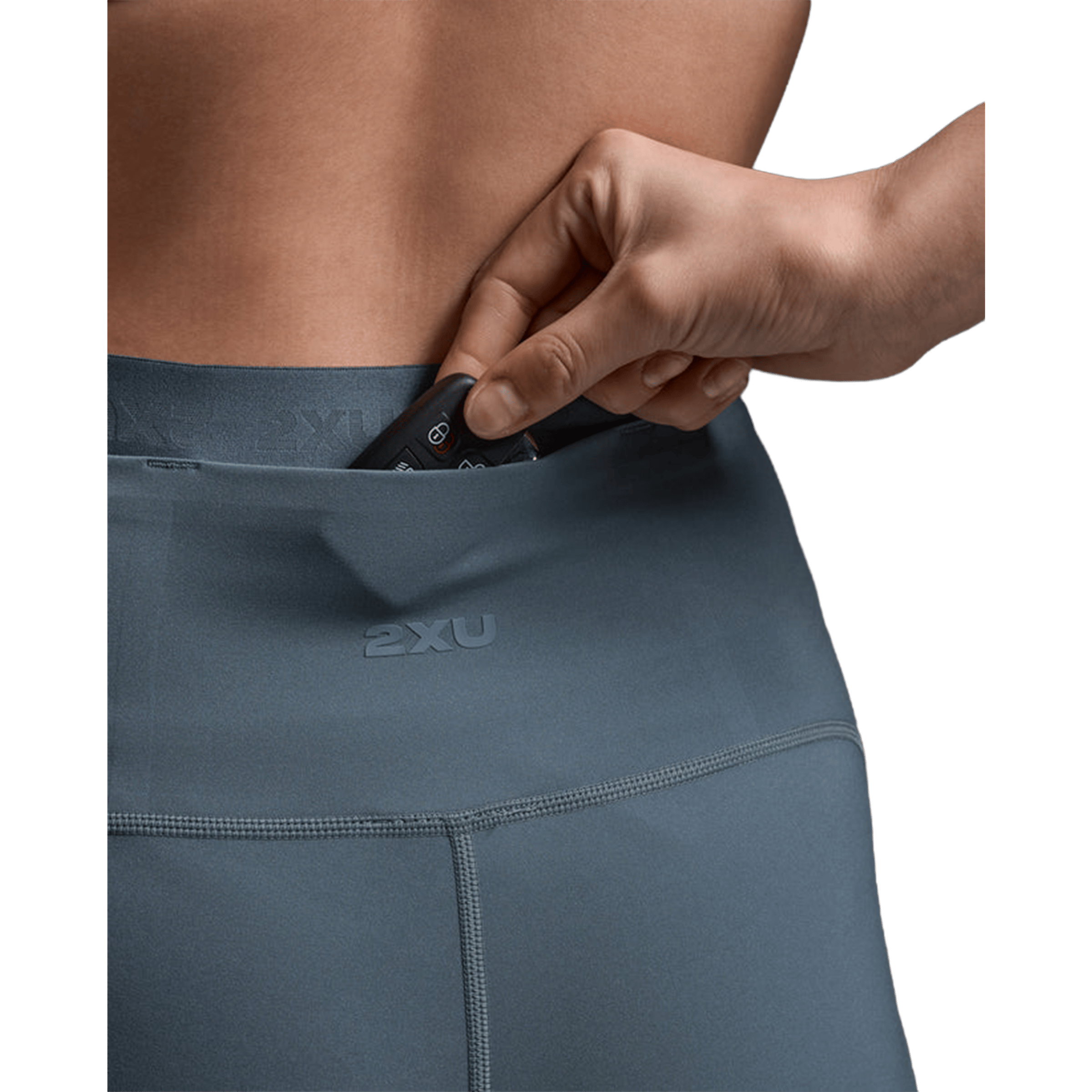 Womens 2XU Form Stash Hi-Rise (6") Compression Shorts