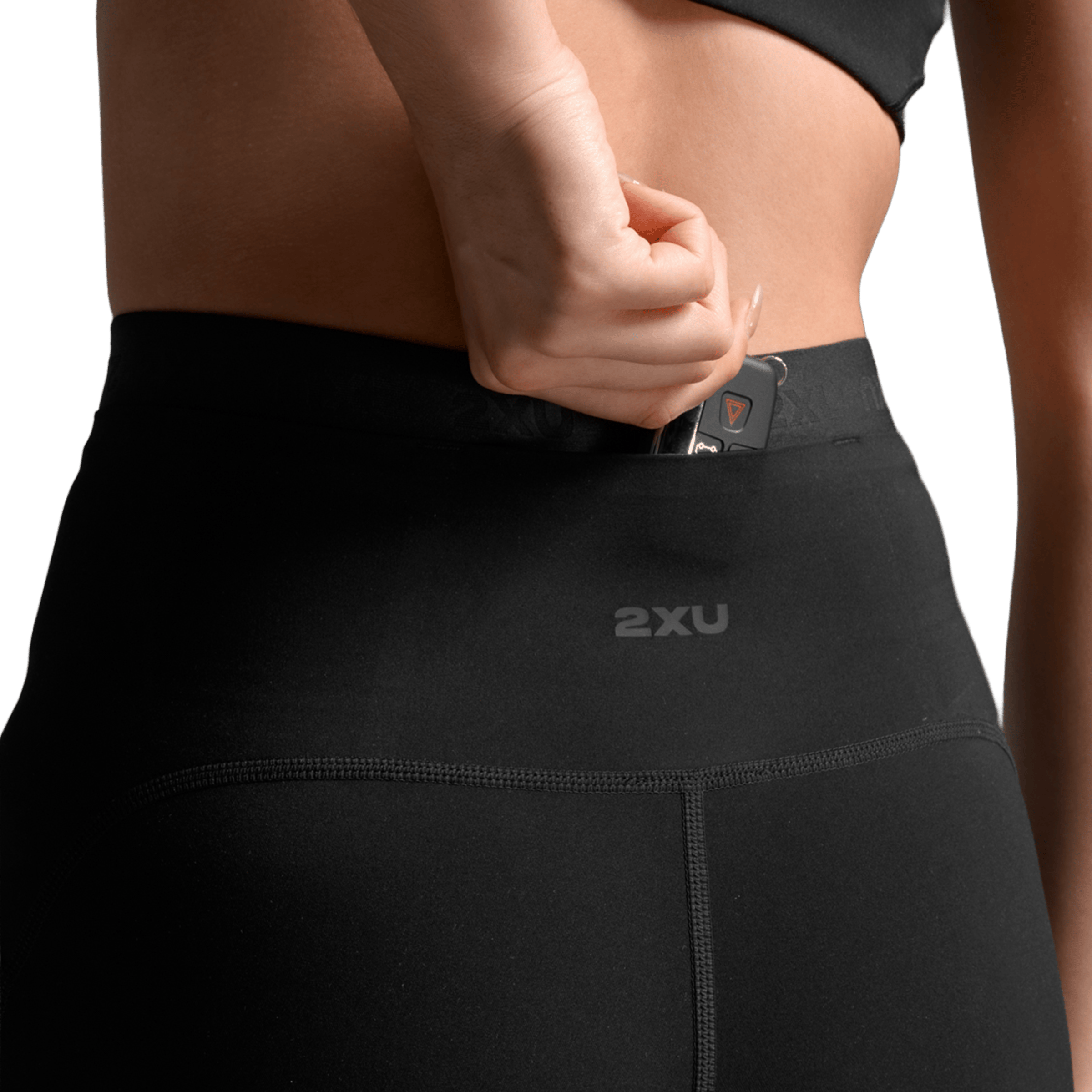 Womens 2XU Form Stash Hi-Rise 6" Bike Shorts