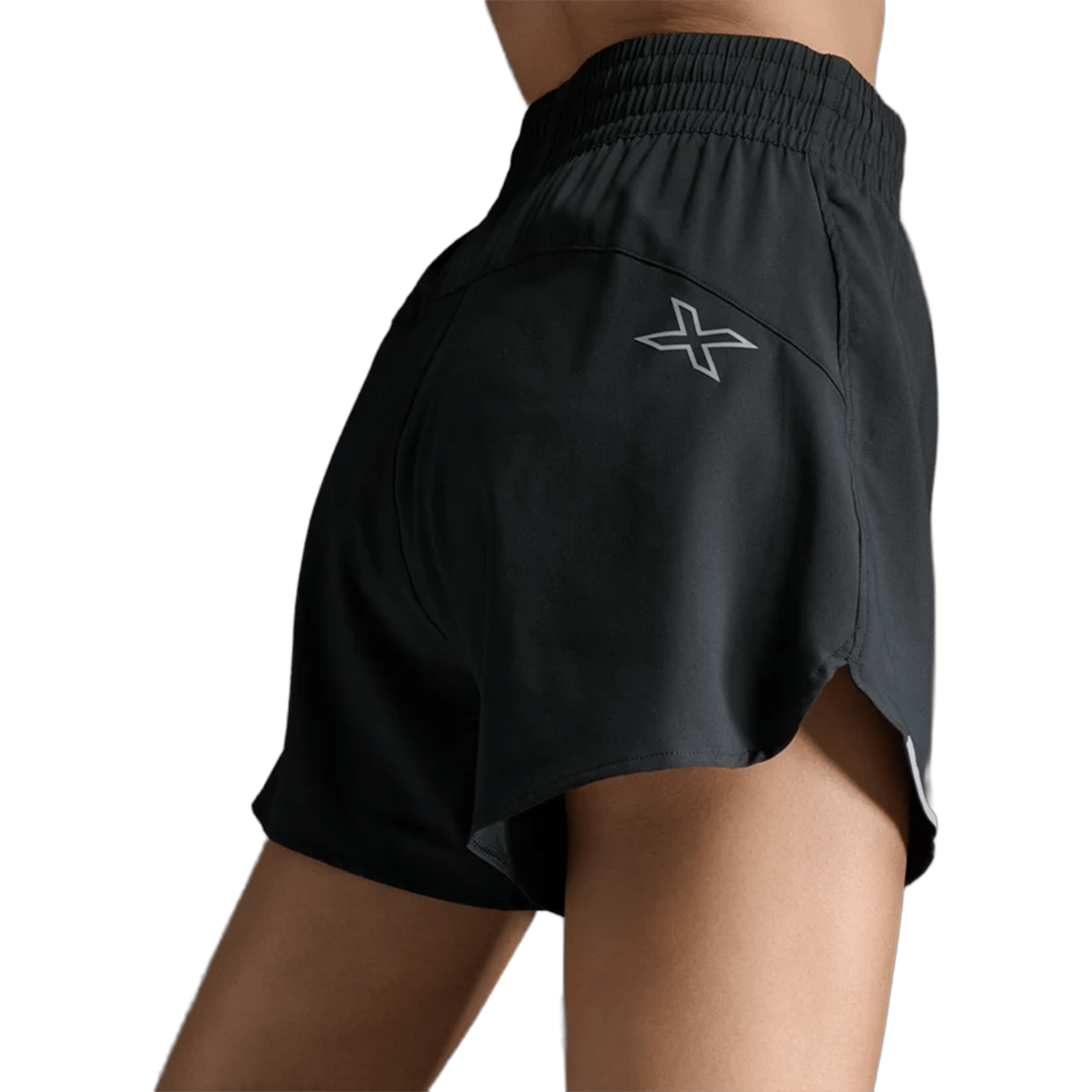Womens 2XU Aero Hi-Rise (4") Shorts