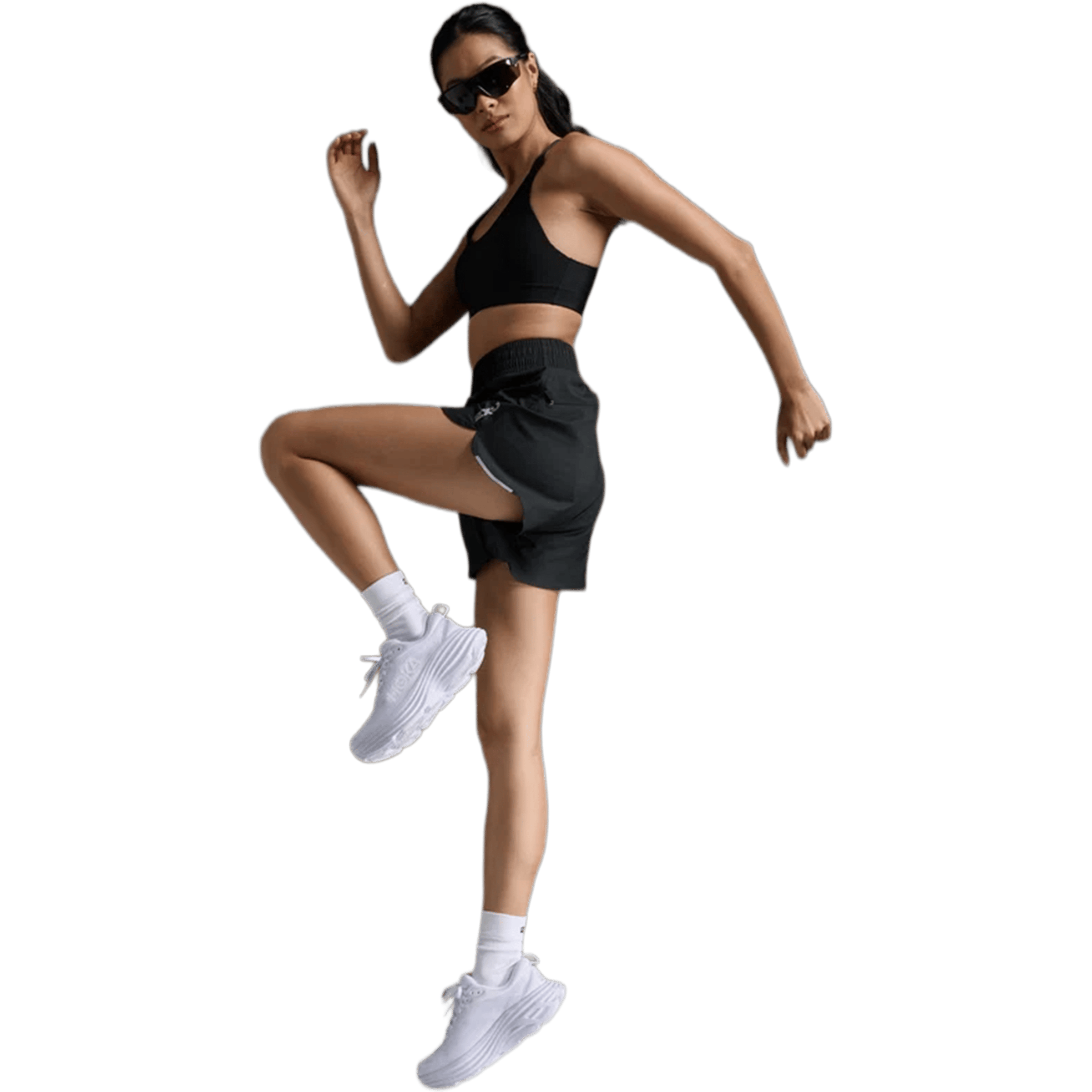 Womens 2XU Aero Hi-Rise (4") Shorts
