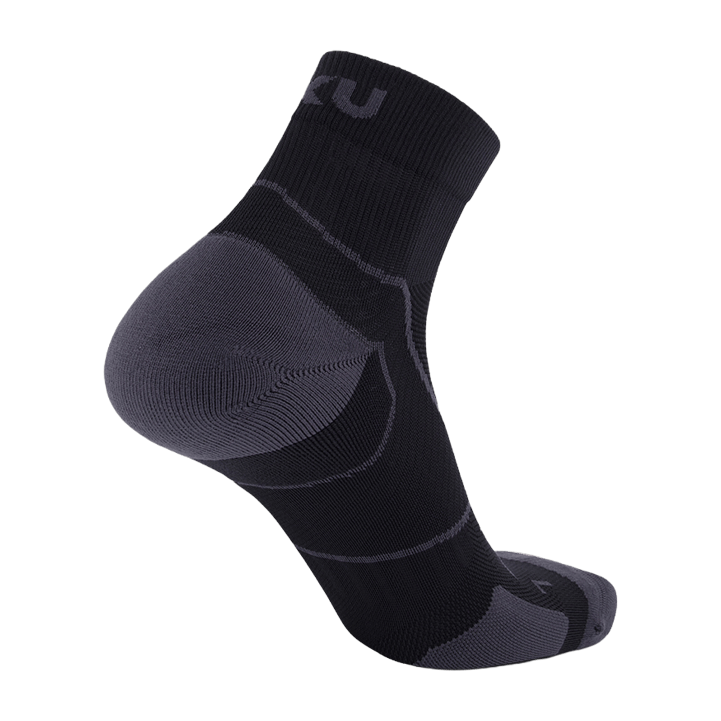 Unisex 2XU Vectr Cushion 1/4 Crew Sock