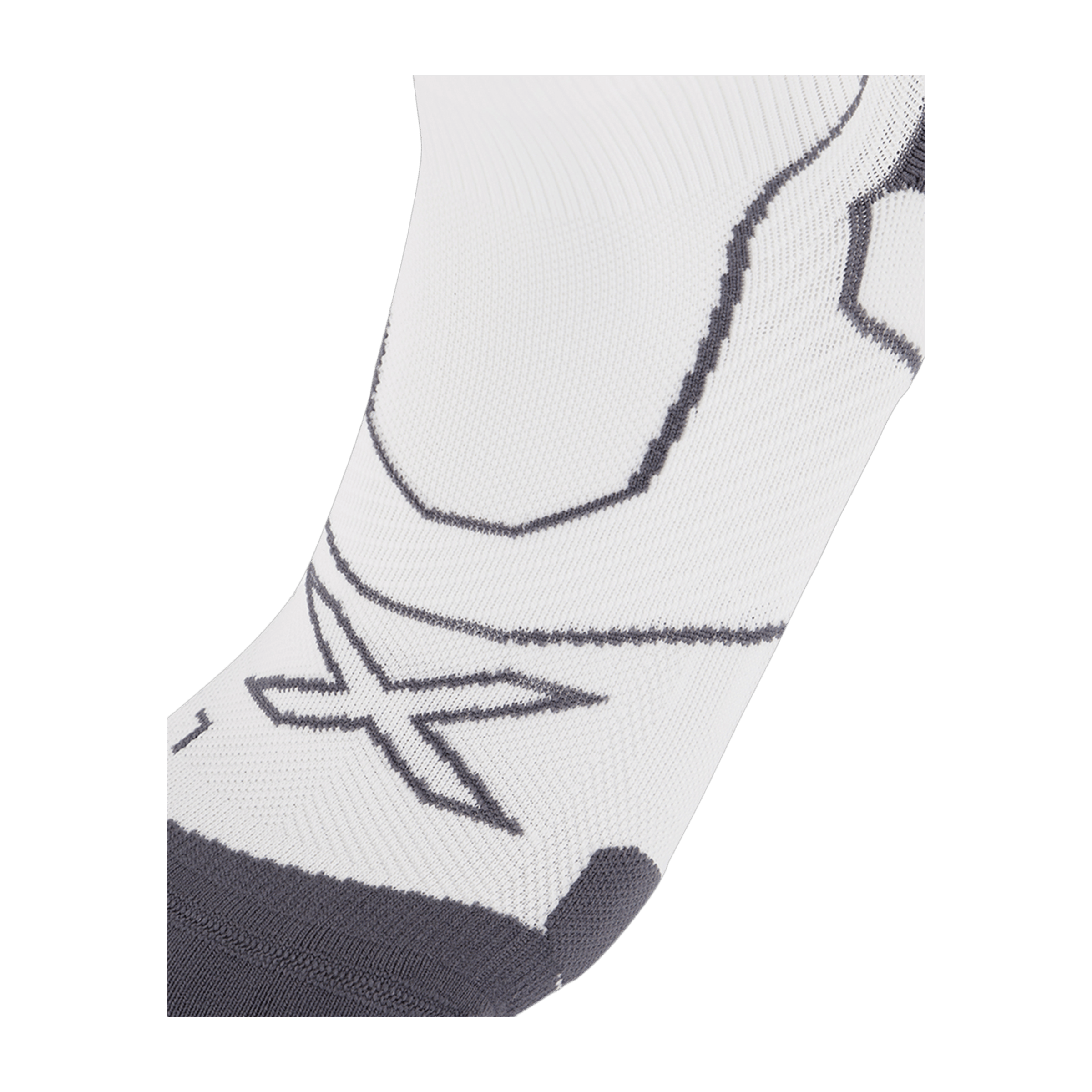 Unisex 2XU Vectr Cushion 1/4 Crew Sock