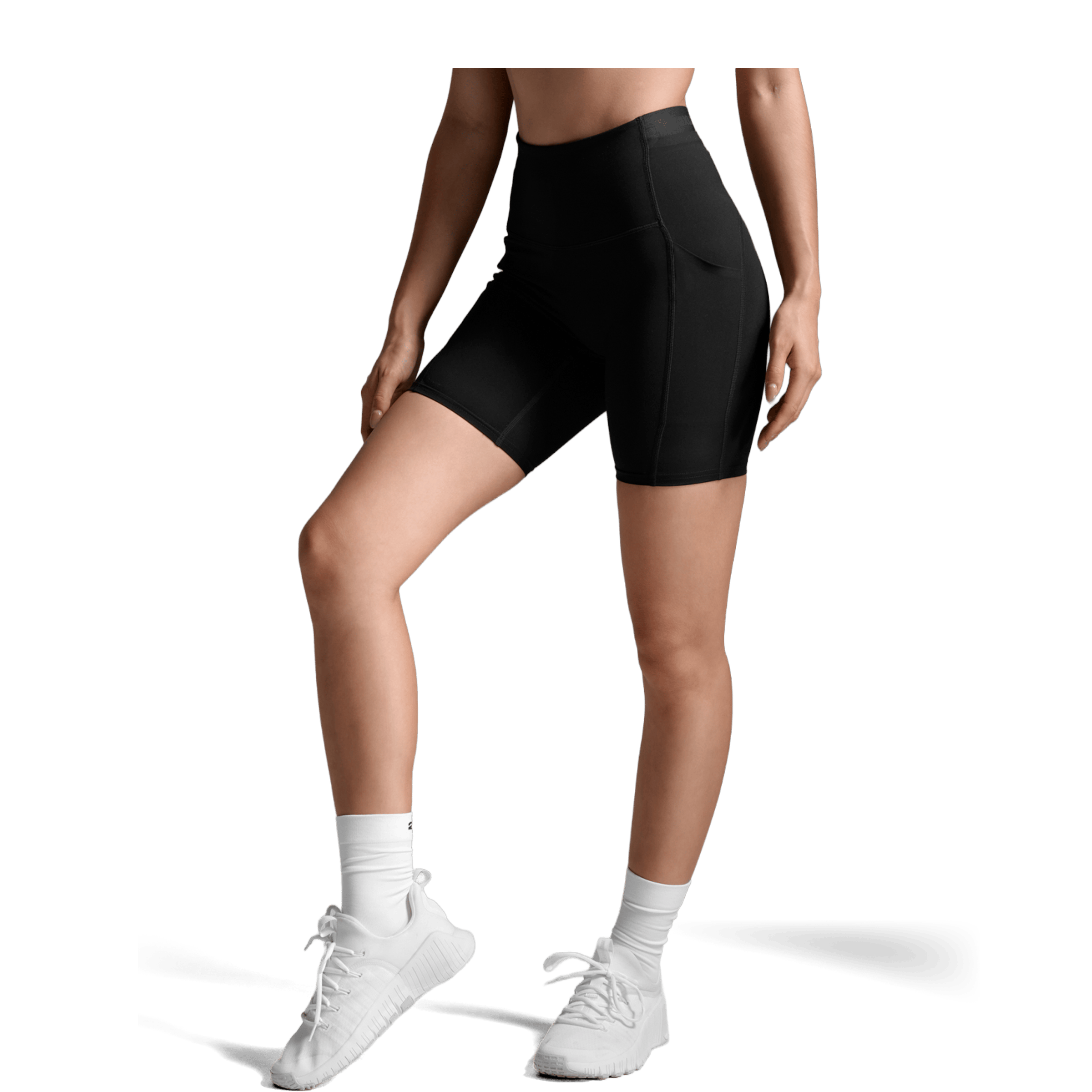 Womens 2XU Form Stash Hi-Rise 6" Bike Shorts