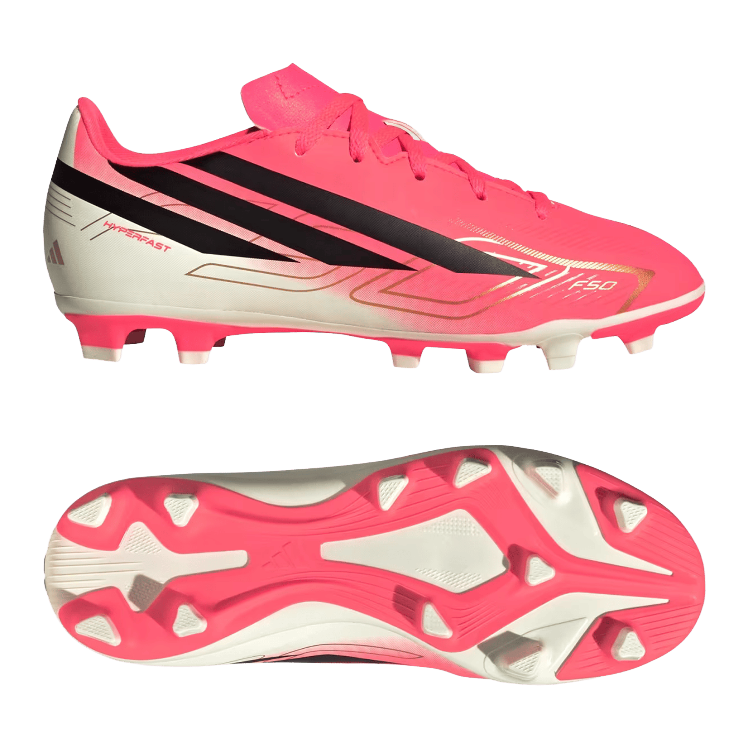 Kids adidas F50 Hyperfast Club (MG) Football Boots