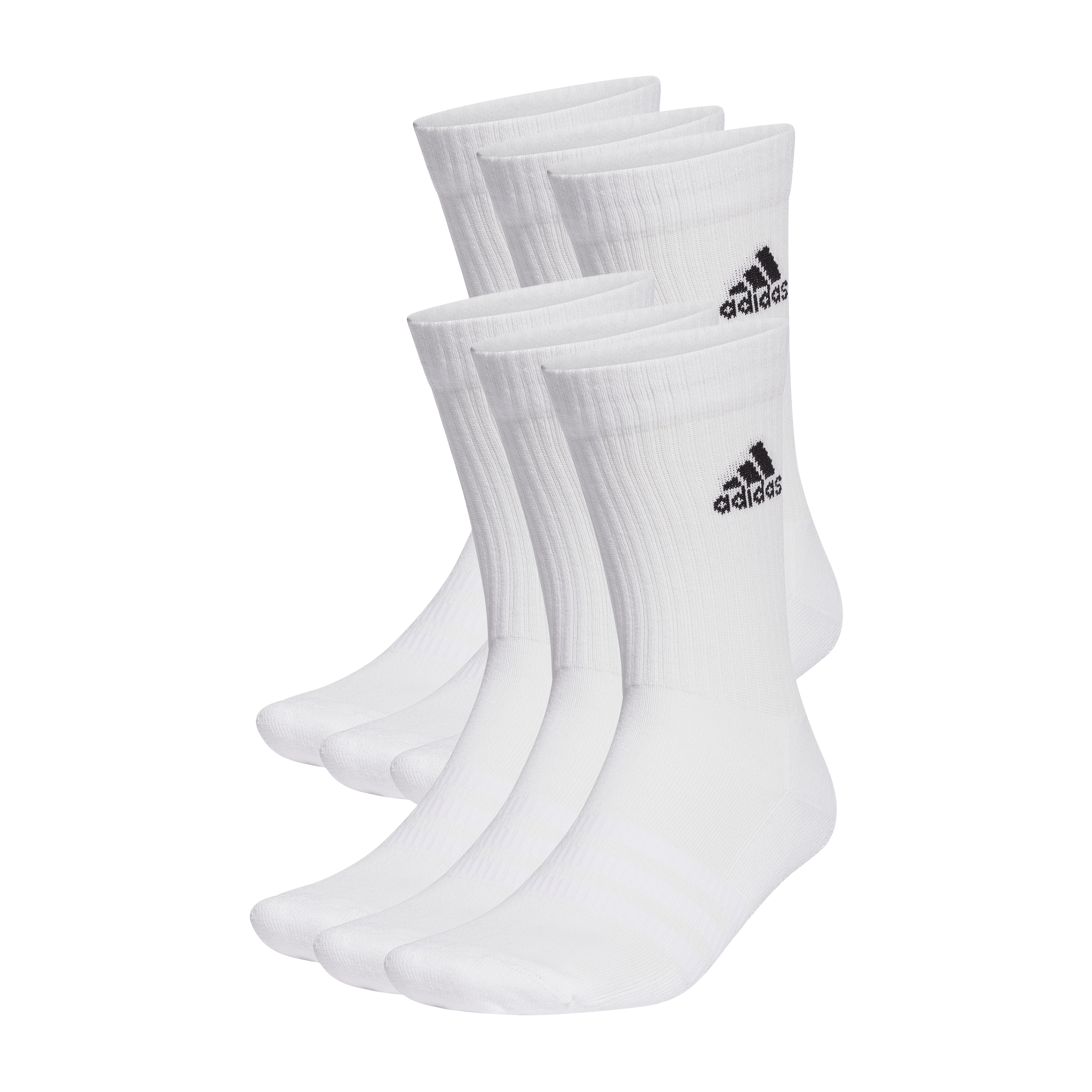 Unisex adidas Cushioned (6pk) Crew Socks