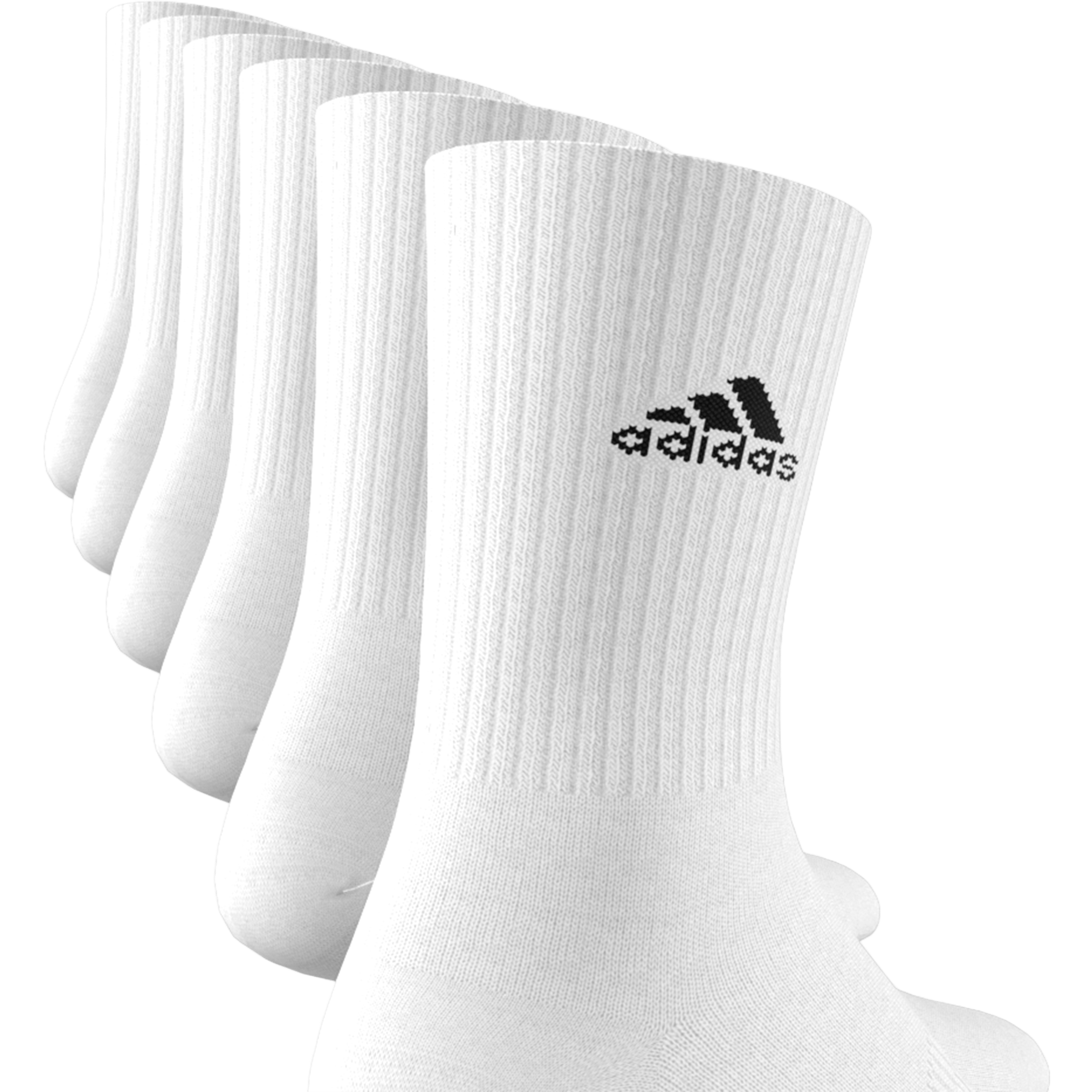 Unisex adidas Cushioned (6pk) Crew Socks
