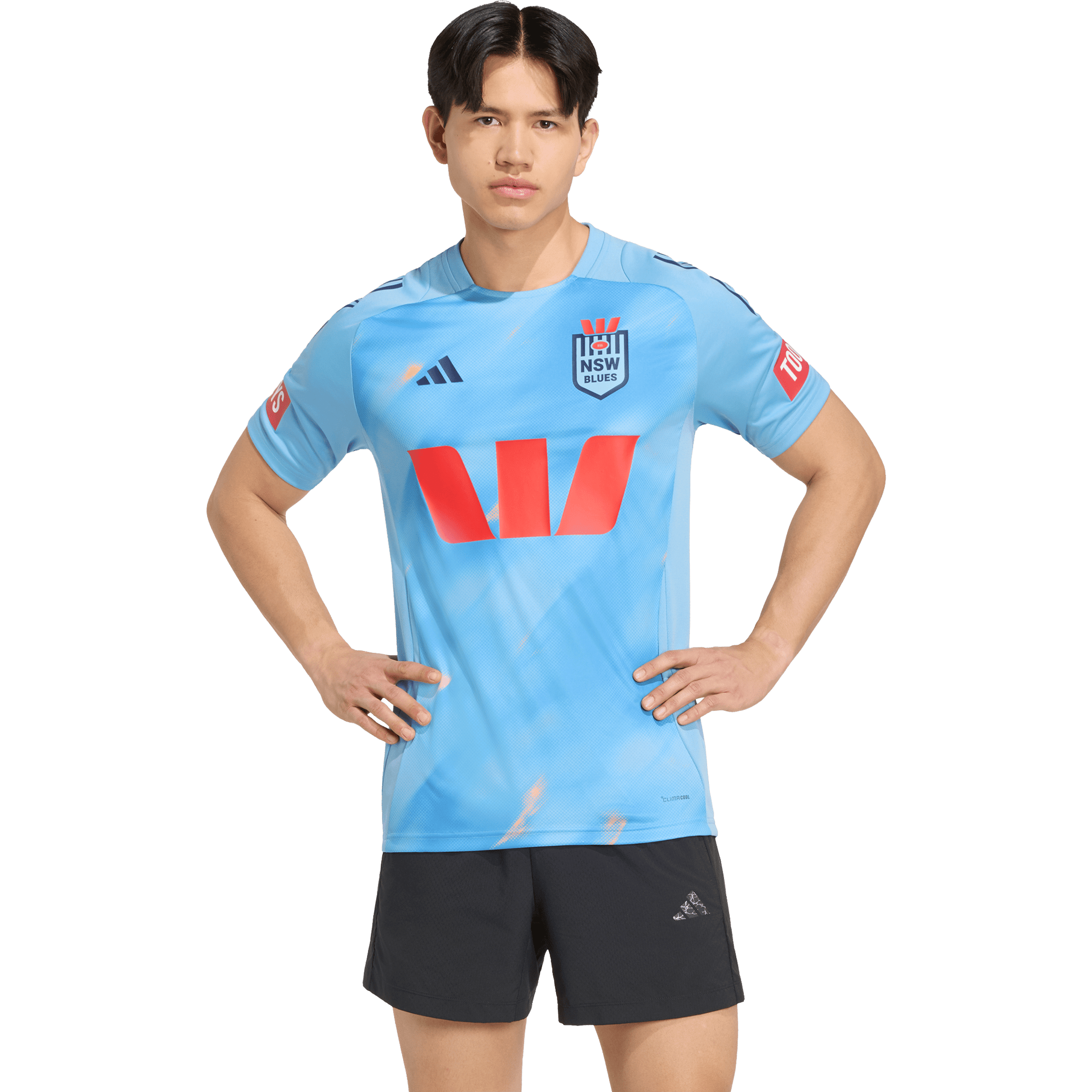 Mens adidas Westpac NSW Blues Performance Tee