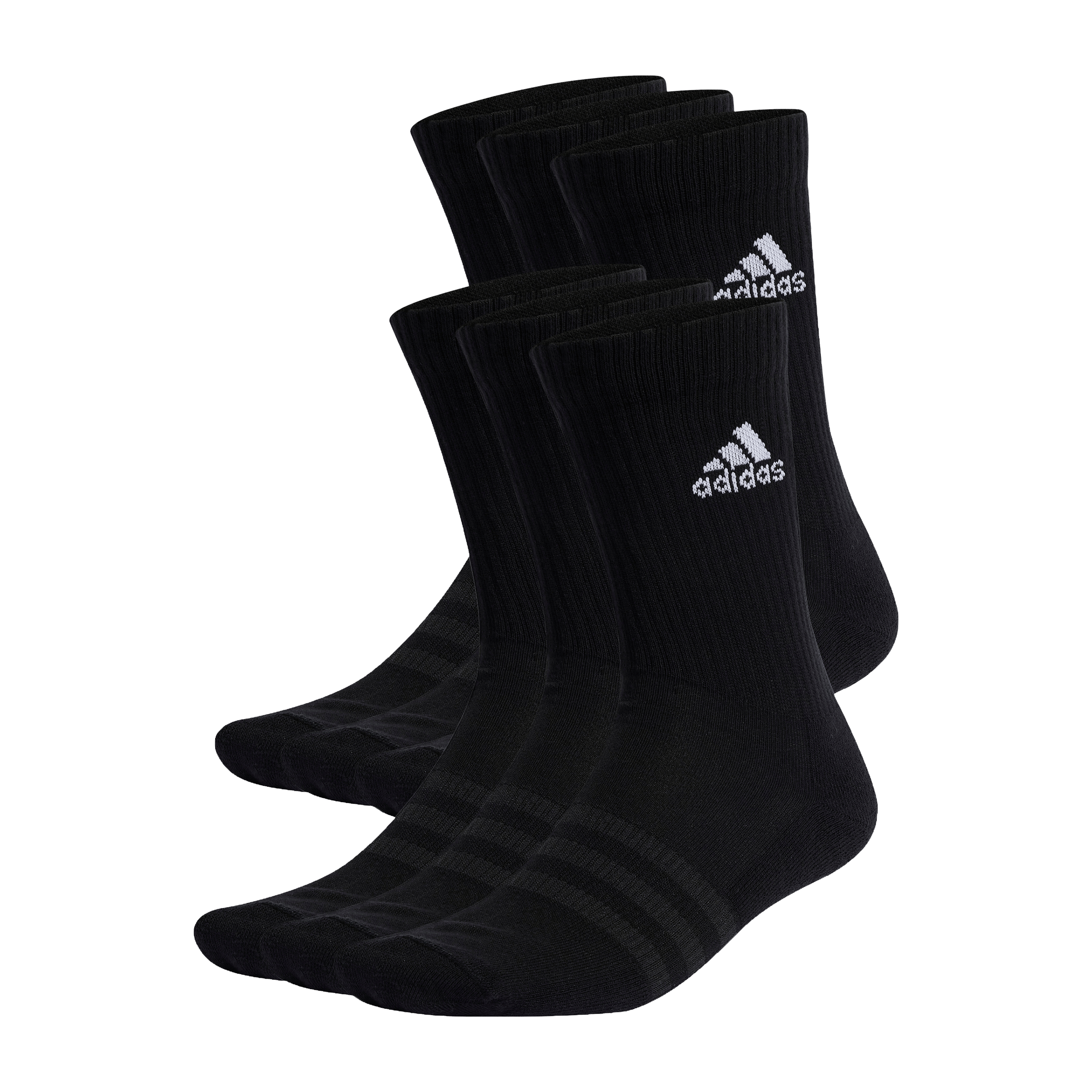 Unisex adidas Cushioned (6pk) Crew Socks