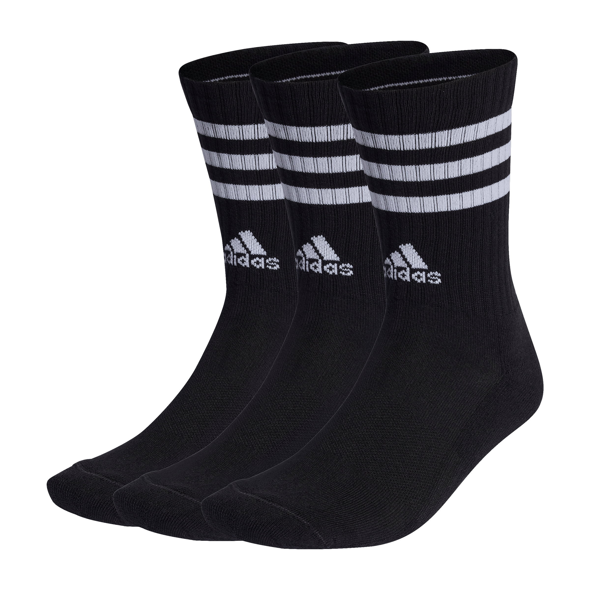 Unisex adidas 3-Stripes Cushioned (3pk) Crew Socks