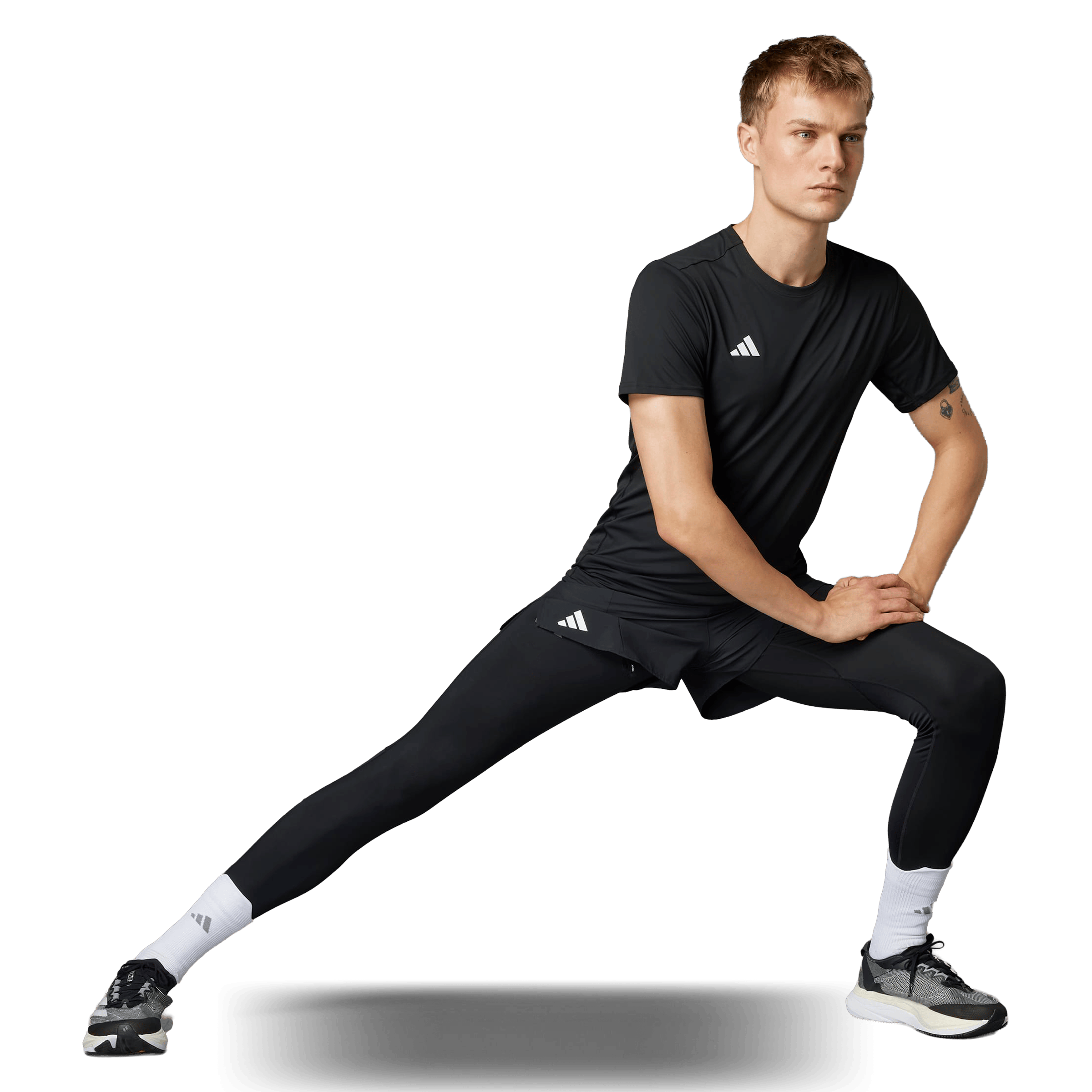 Mens adidas Adizero Essentials Running Tee