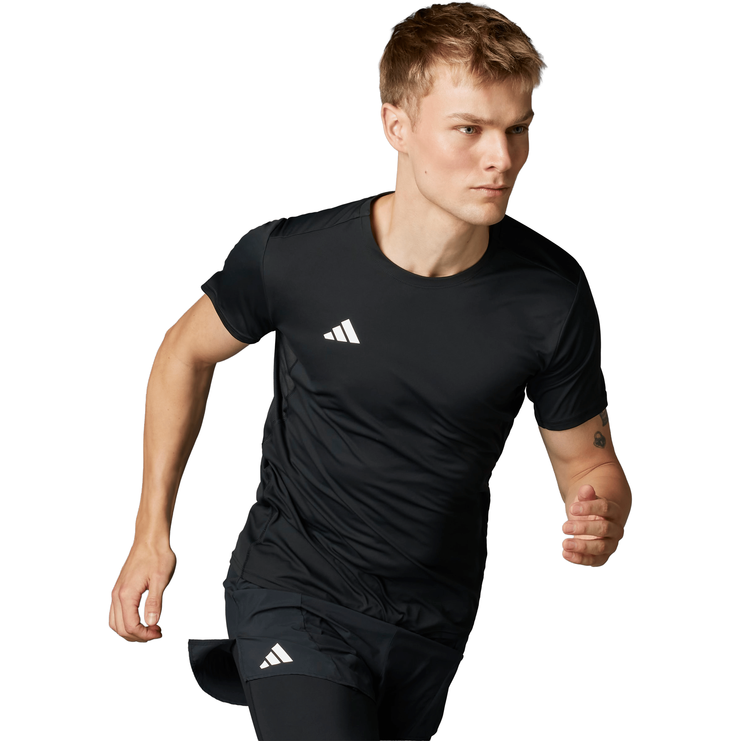 Mens adidas Adizero Essentials Running Tee