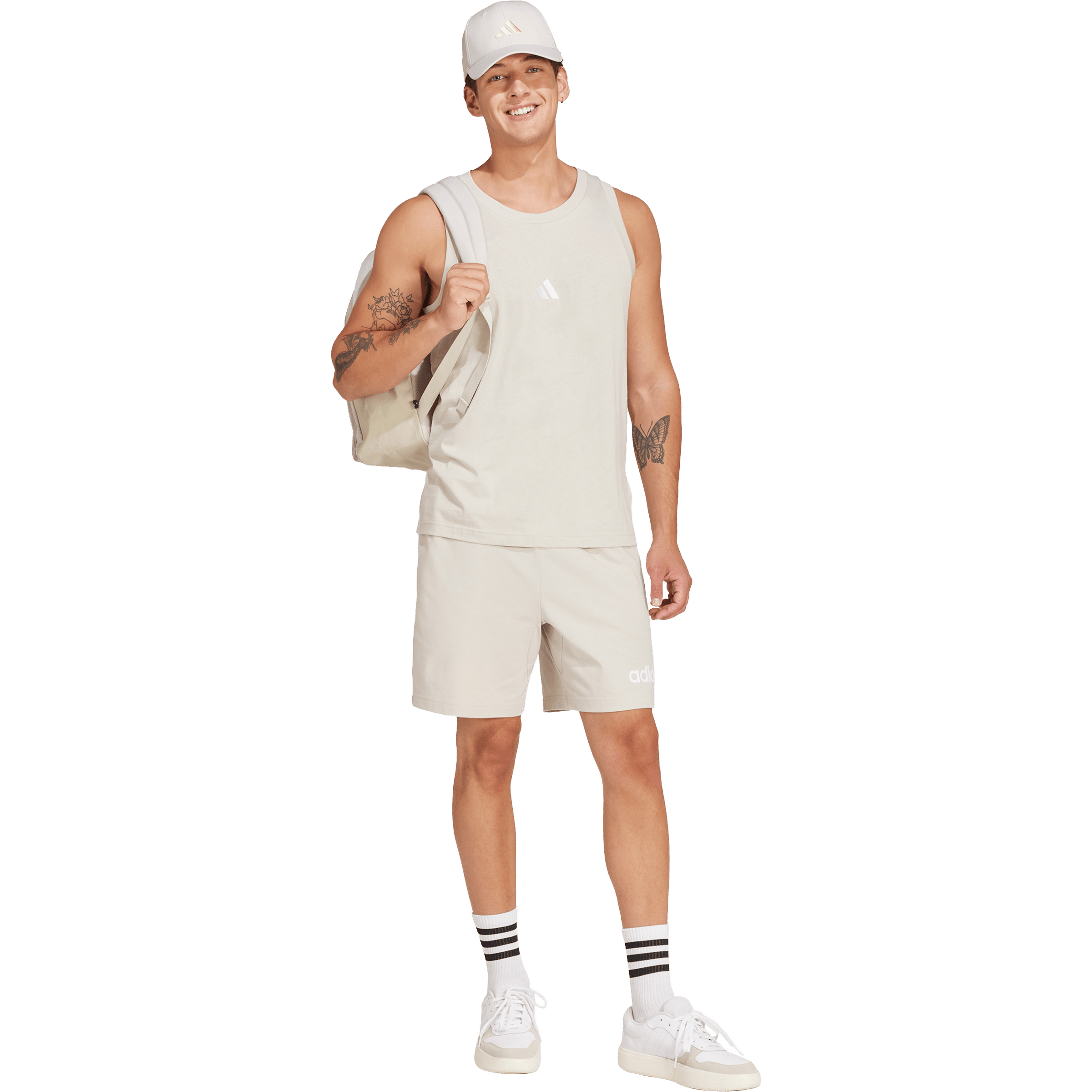 Mens adidas Essentials (Small Logo) Tank Top