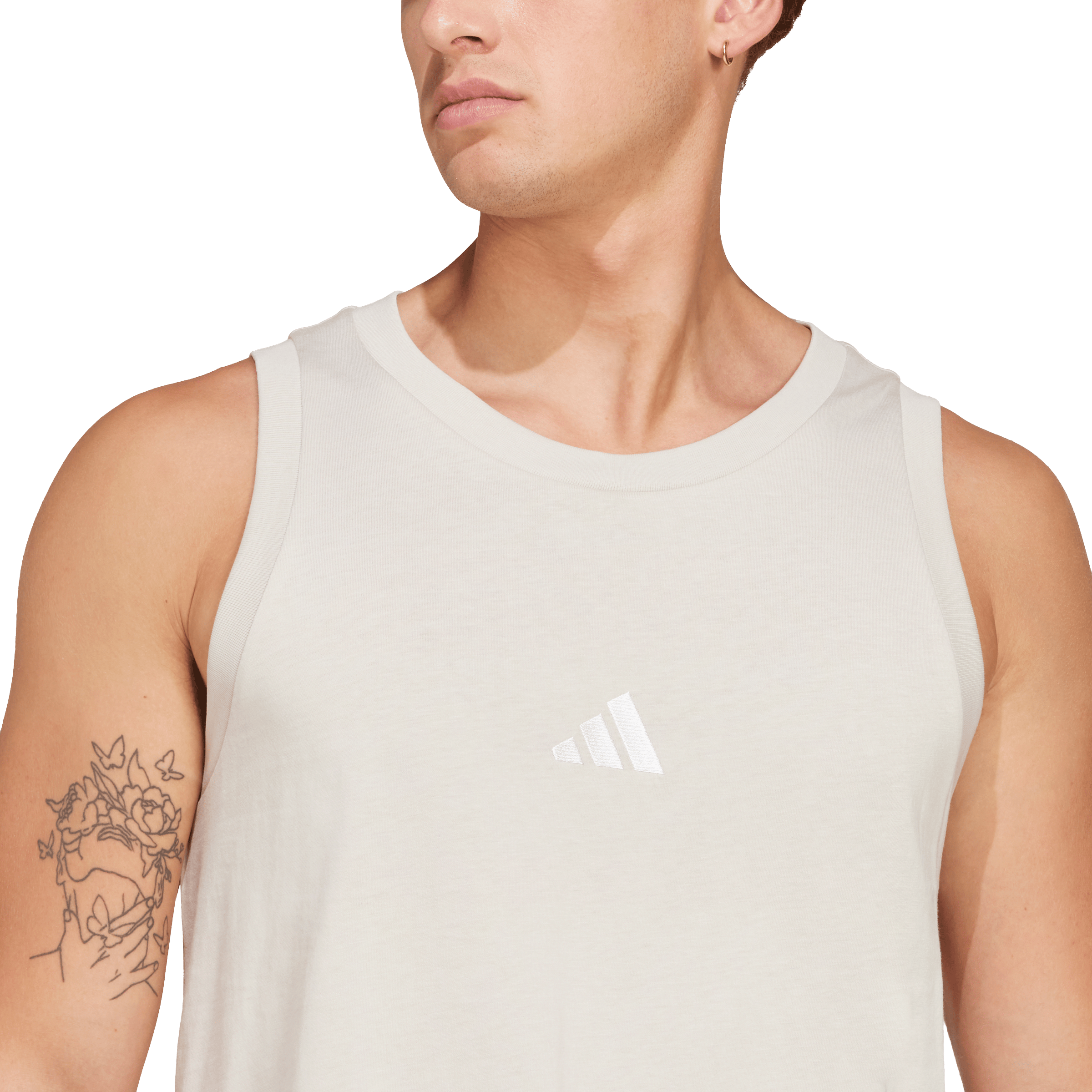 Mens adidas Essentials (Small Logo) Tank Top