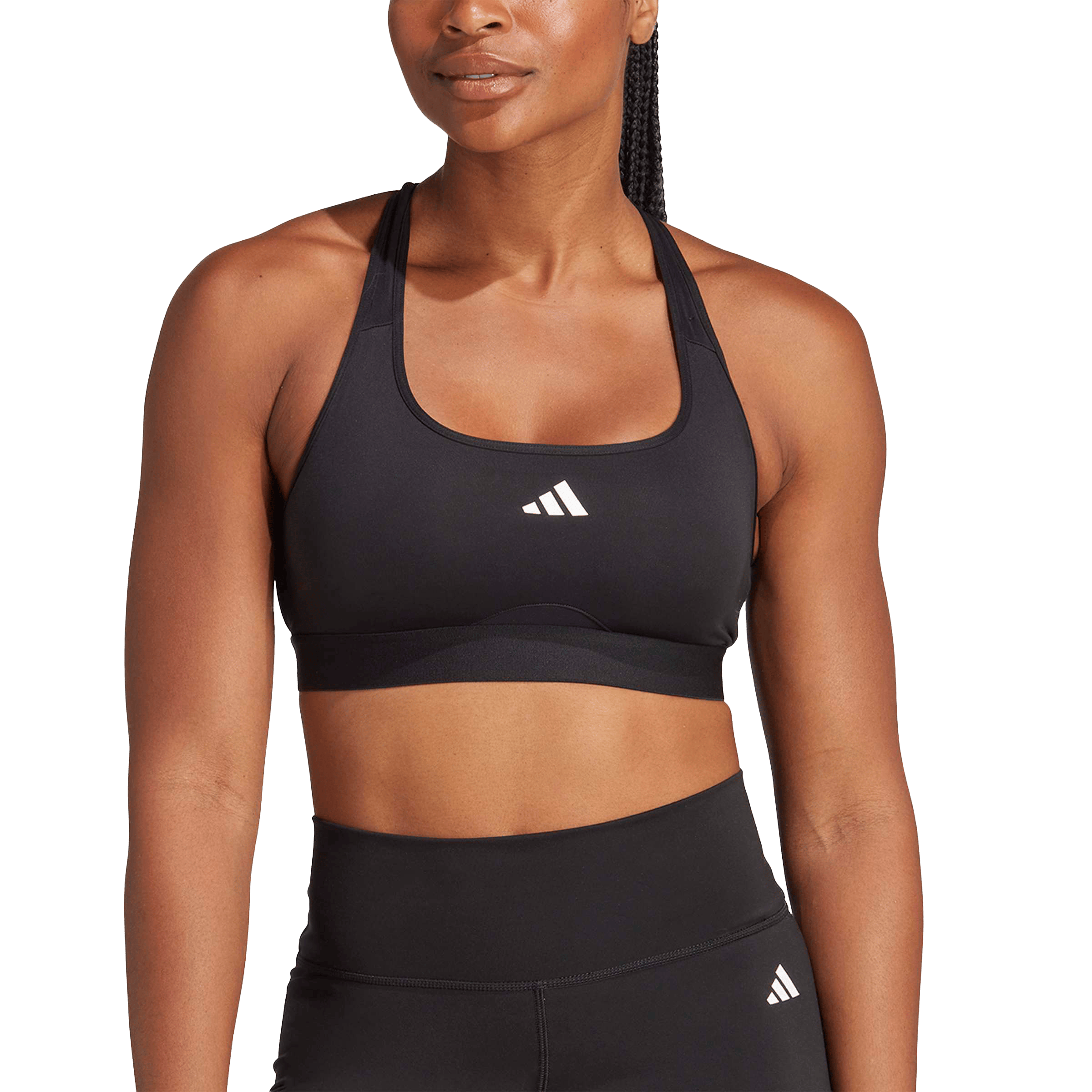 adidas Powerreact Training Medium Sports Bra