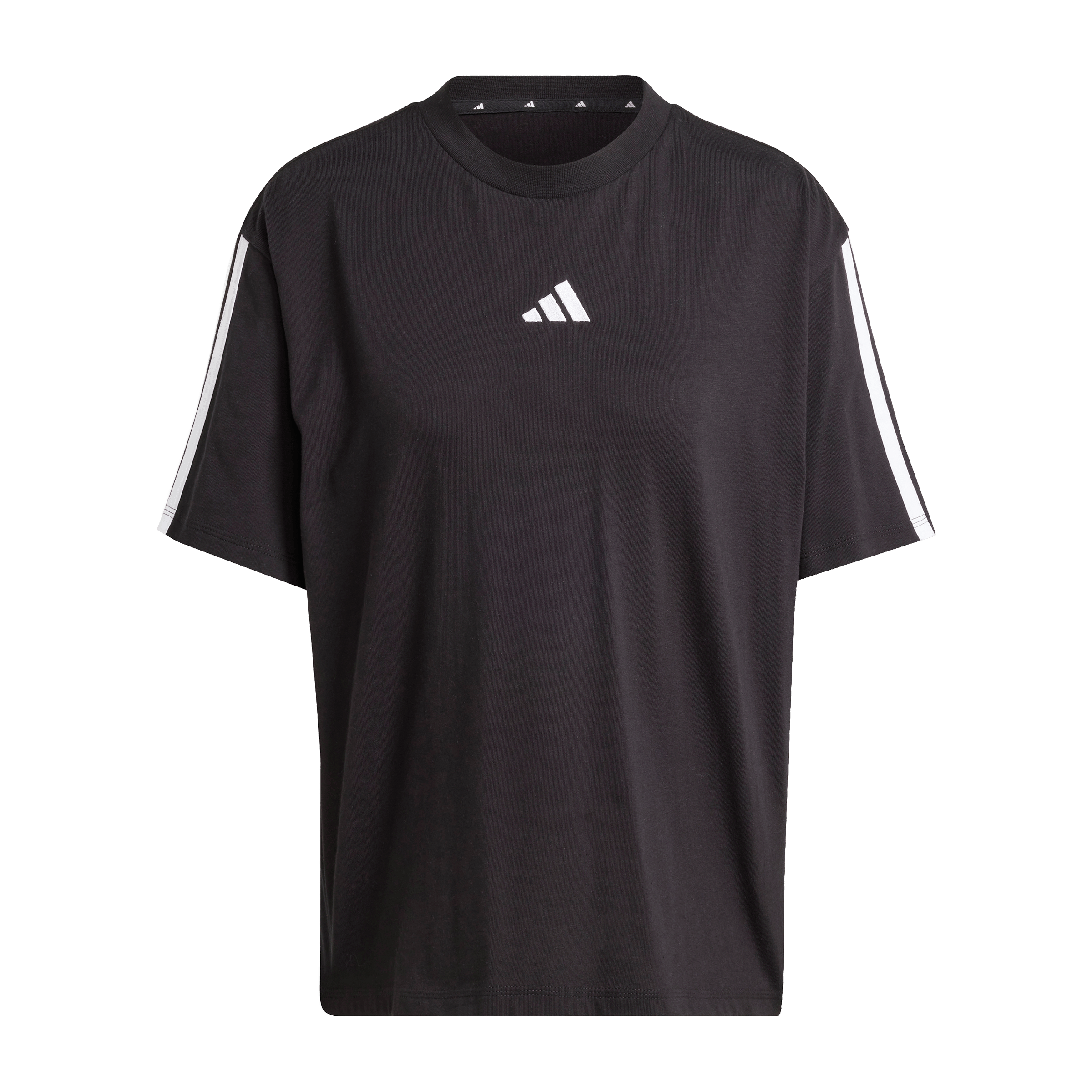 Womens adidas Essentials 3-Stripes Boyfriend Tee