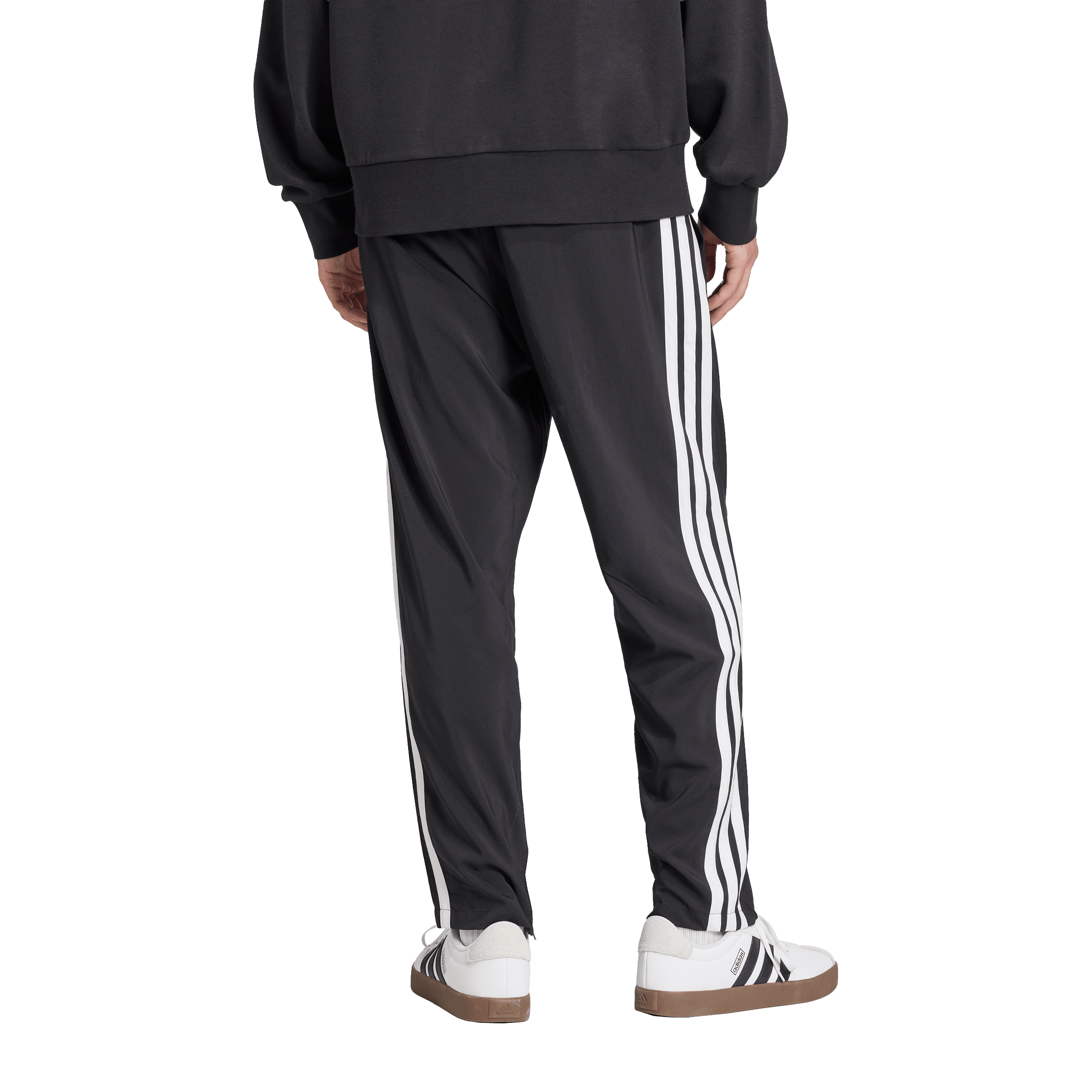 Mens adidas Essentials 3-Stripes Open Hem Stanford Pants
