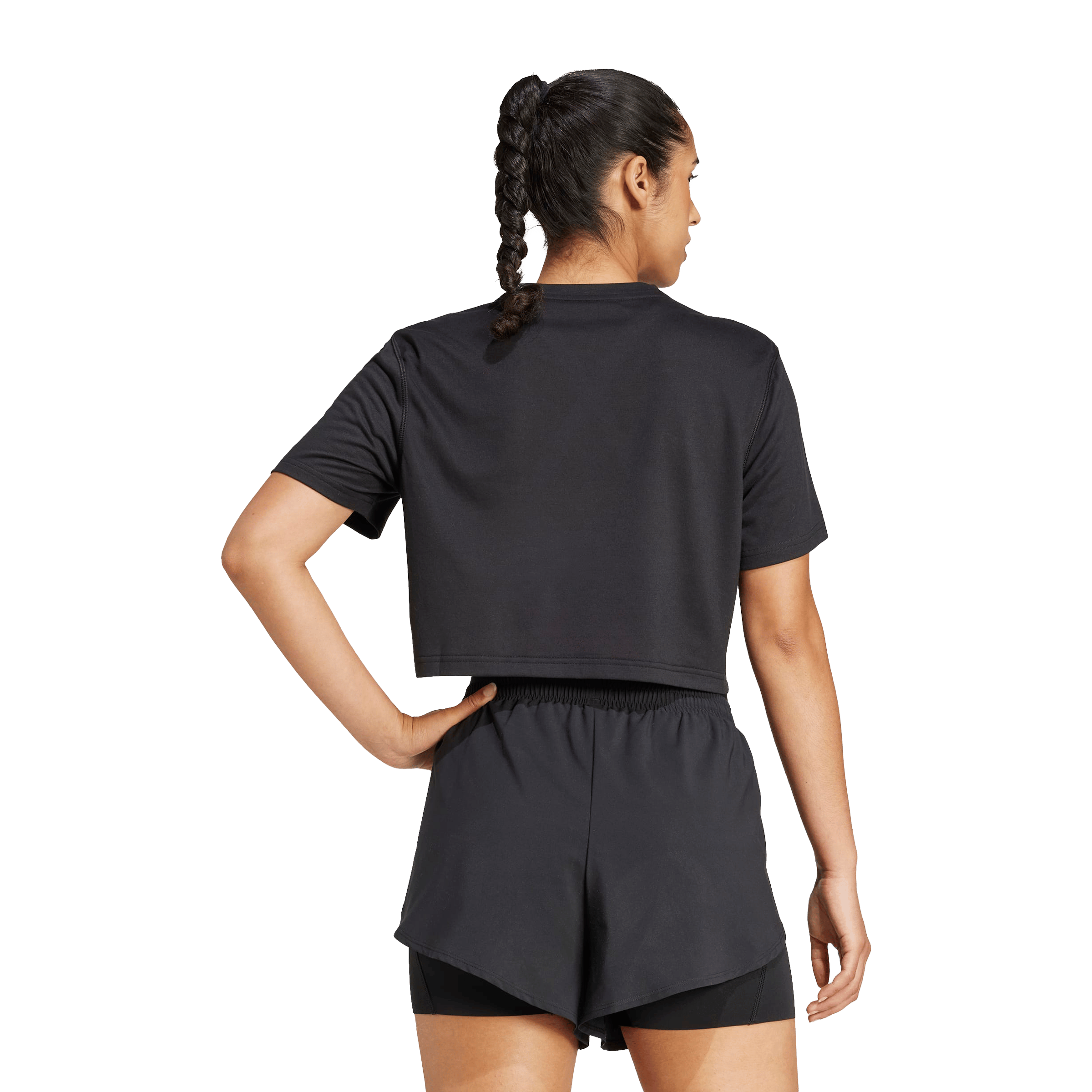 Womens adidas Essentials Boxy Workout Tee