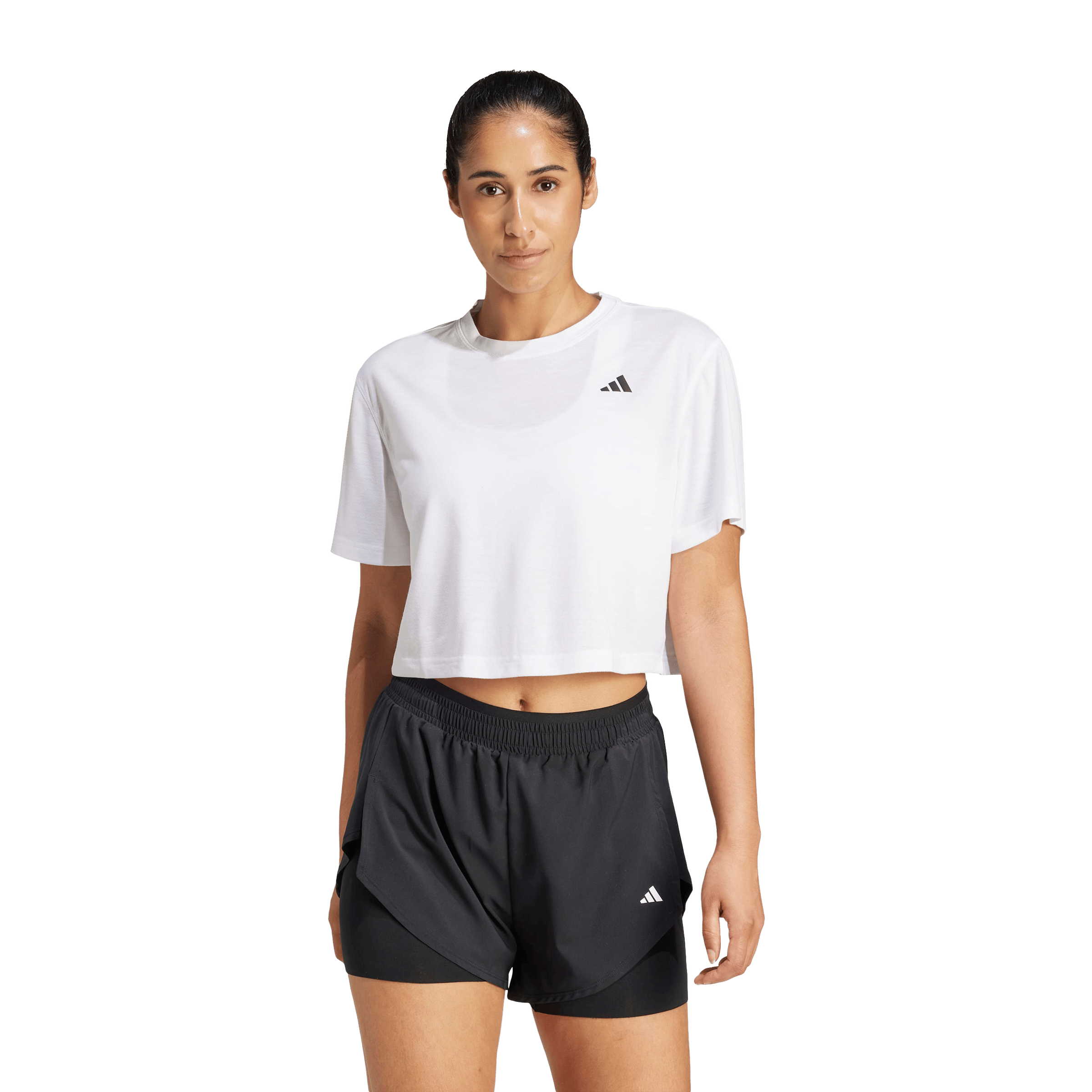 Womens adidas Essentials Boxy Workout Tee