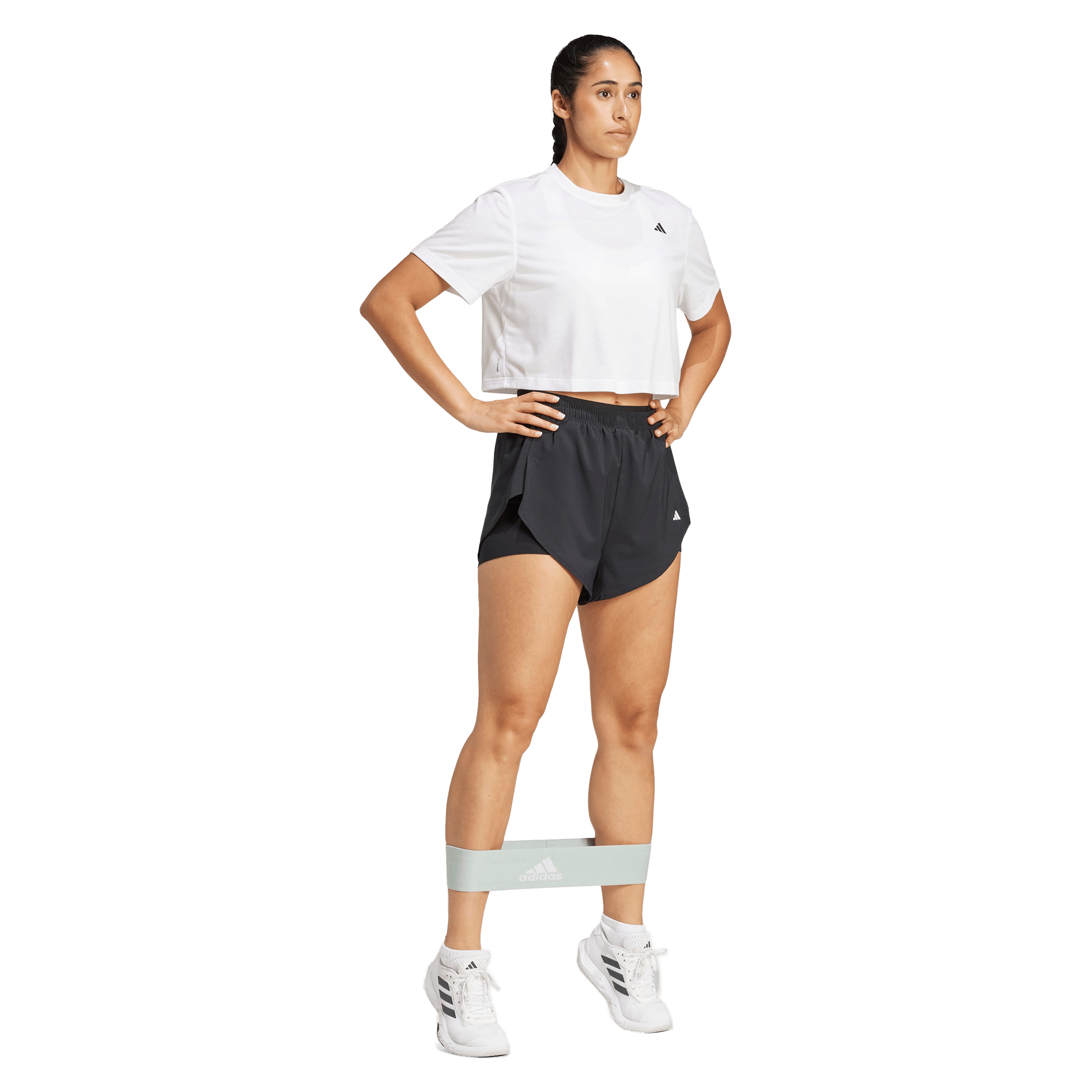 Womens adidas Essentials Boxy Workout Tee