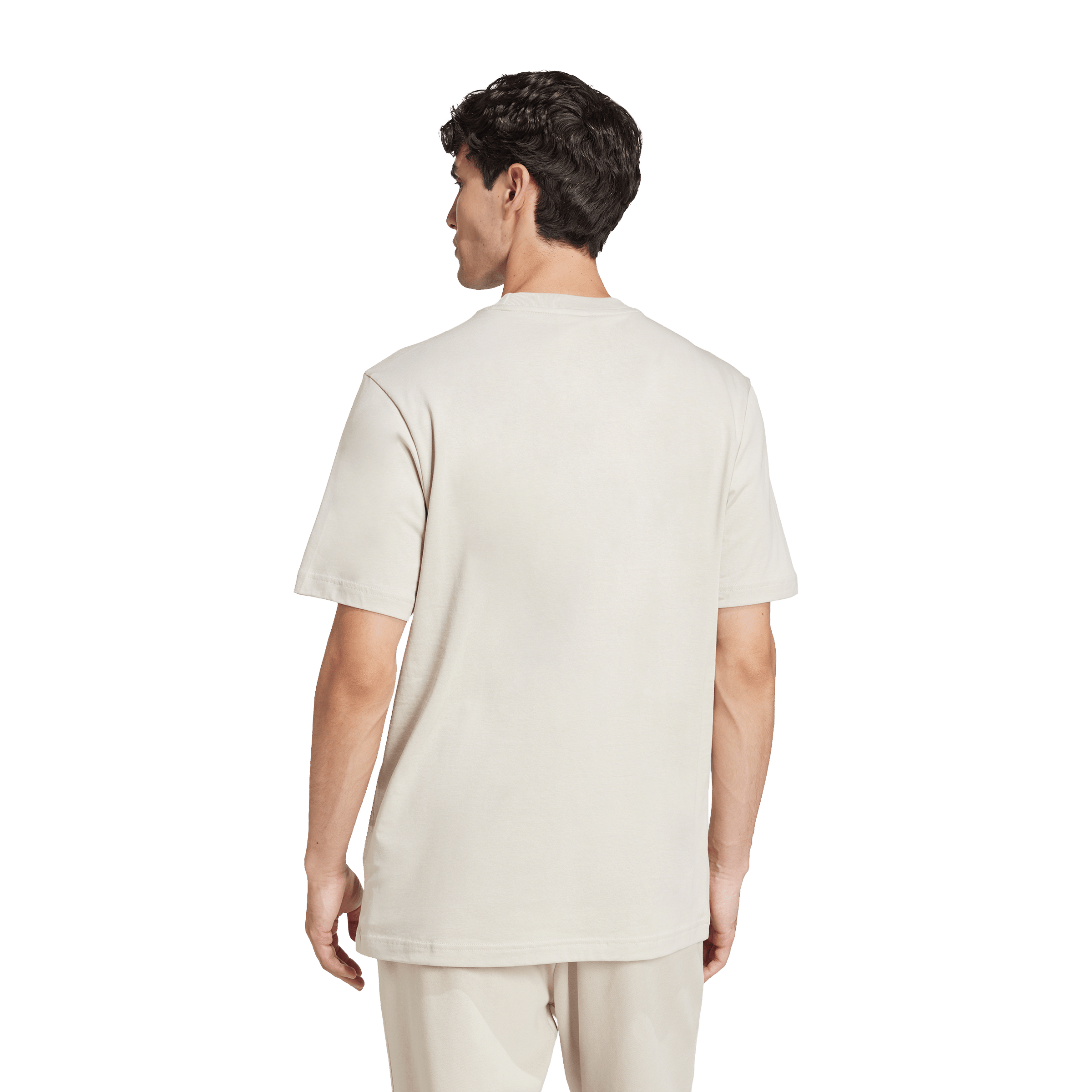 Mens adidas Essentials Small Logo Single Jersey Tee