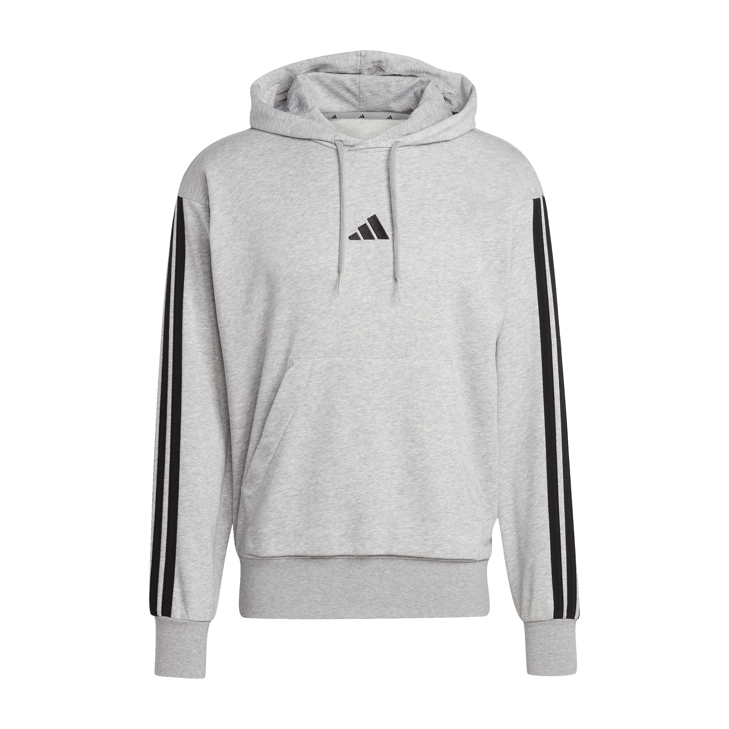 Mens adidas Essentials 3-Stripes French Terry Hoodie