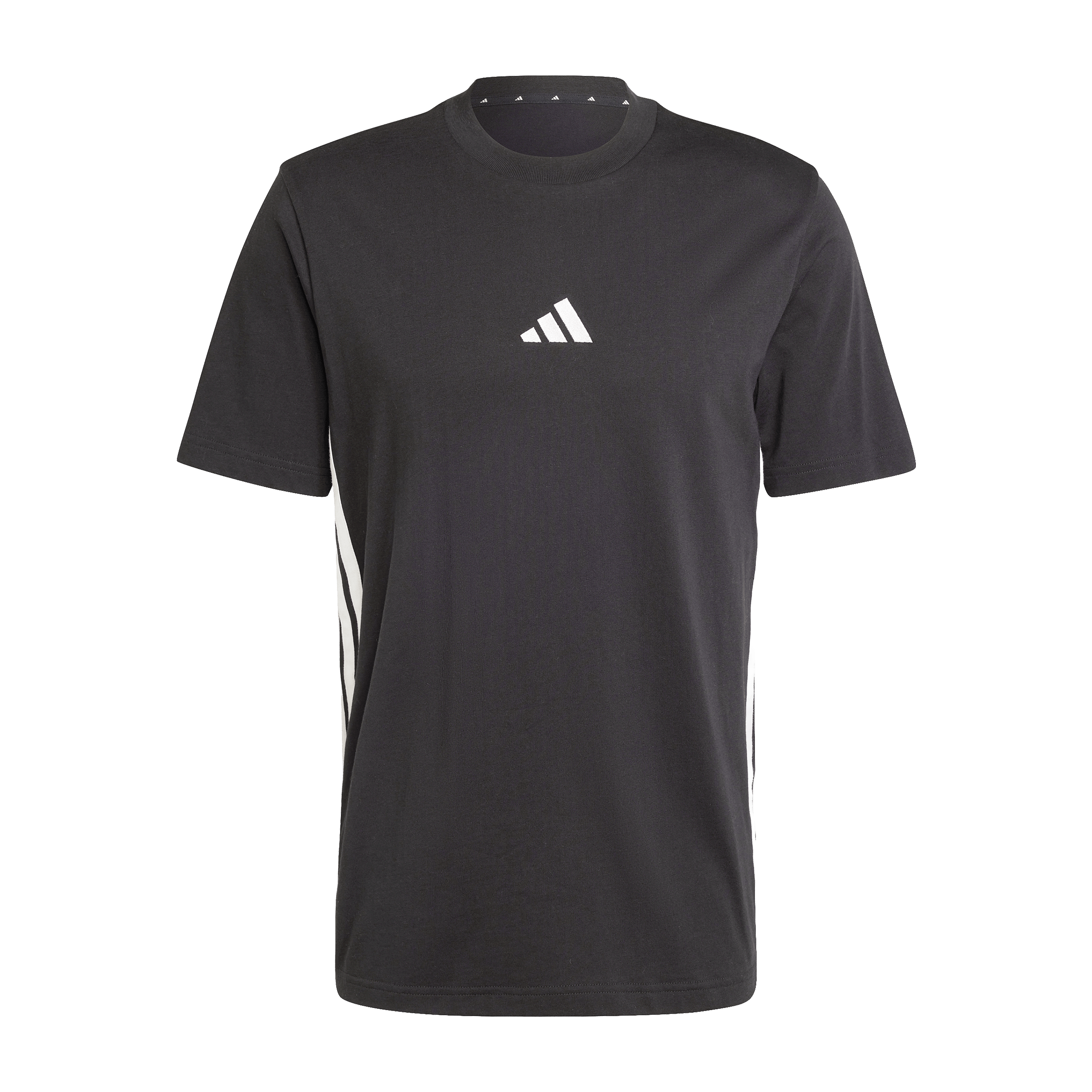 Mens adidas Essentials 3-Stripes Single Jersey Tee