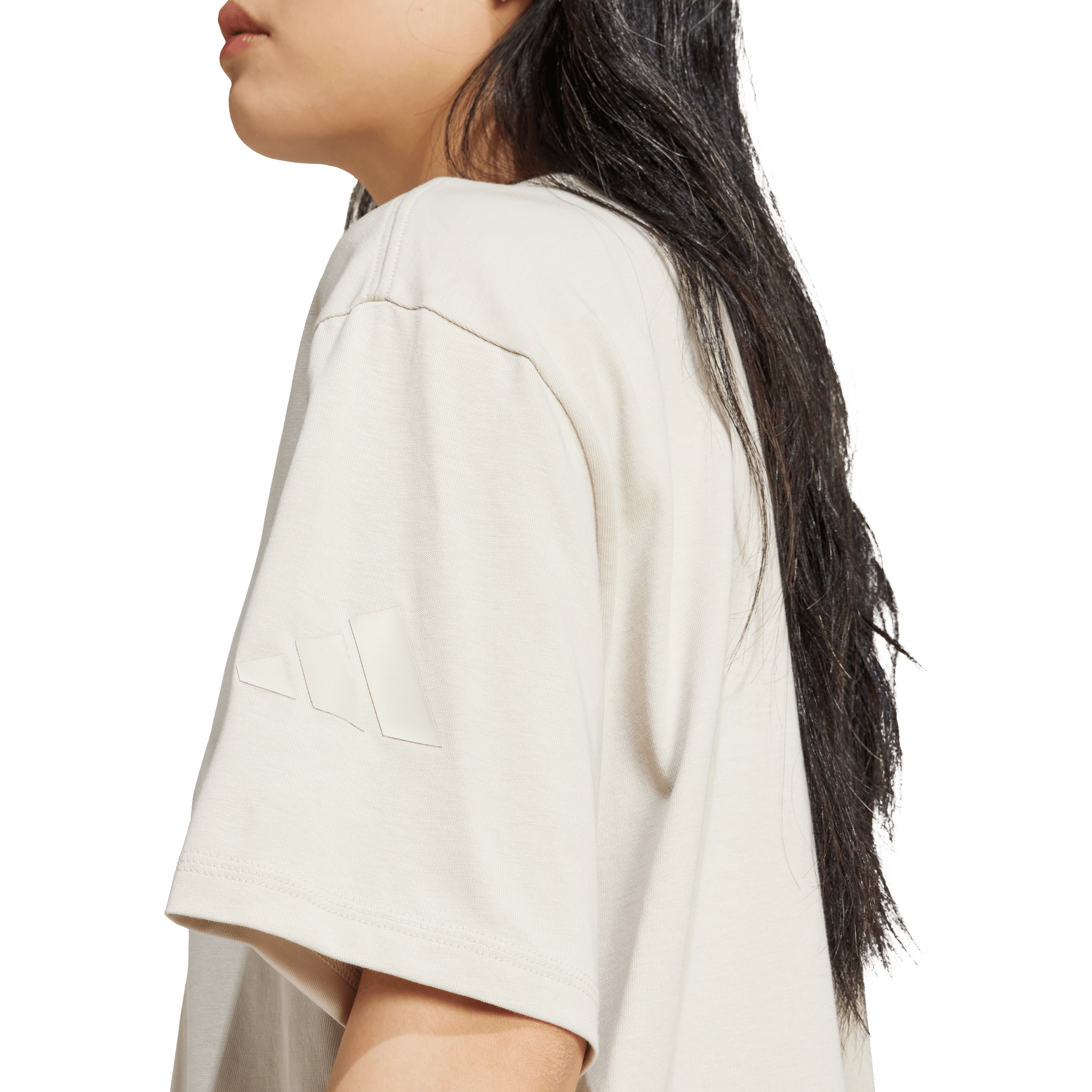 Womens adidas Essentials Contemporary Logo Boyfriend Tee