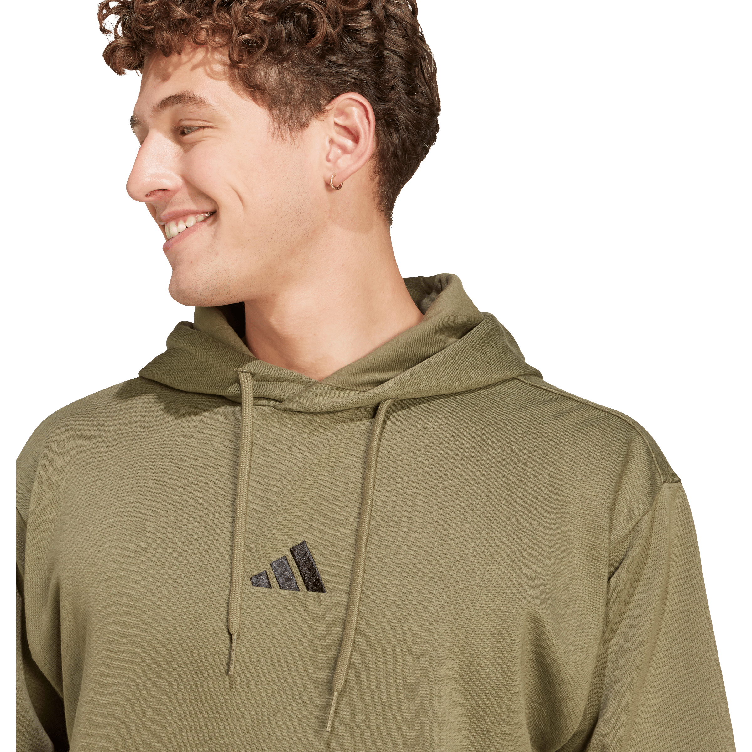 Mens adidas Essentials Feelcozy Fleece Hoodie