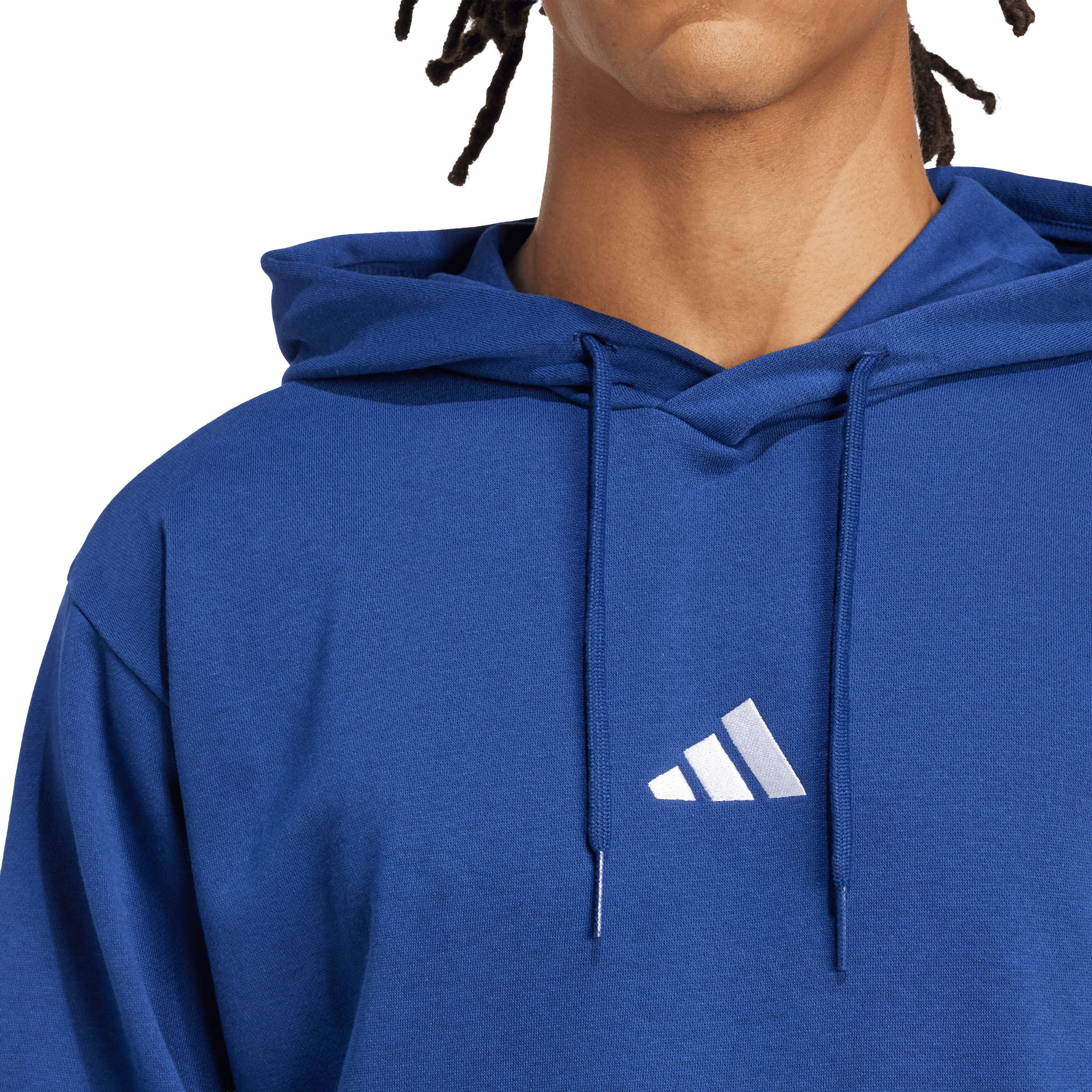 Mens adidas Essentials Feelcozy French Terry Hoodie