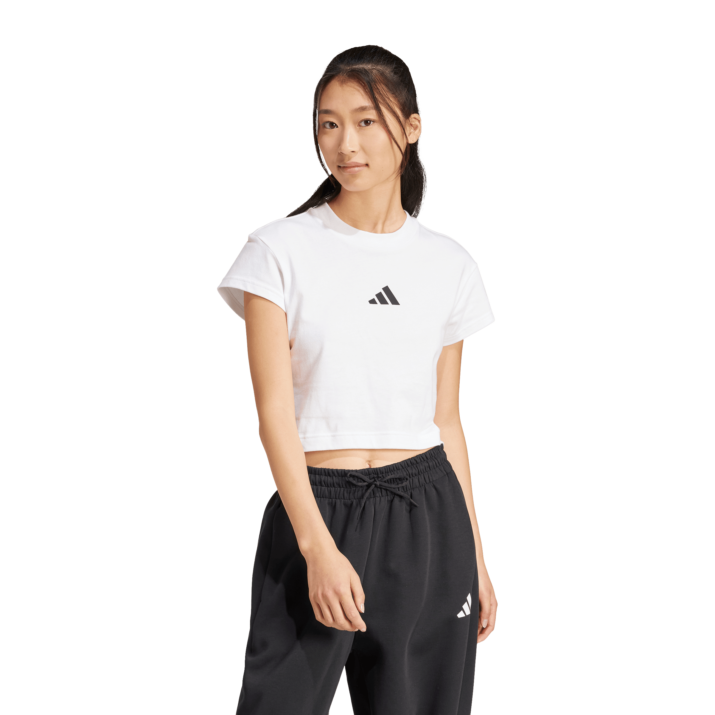 Womens adidas Future Icons (Small Logo) Baby Tee