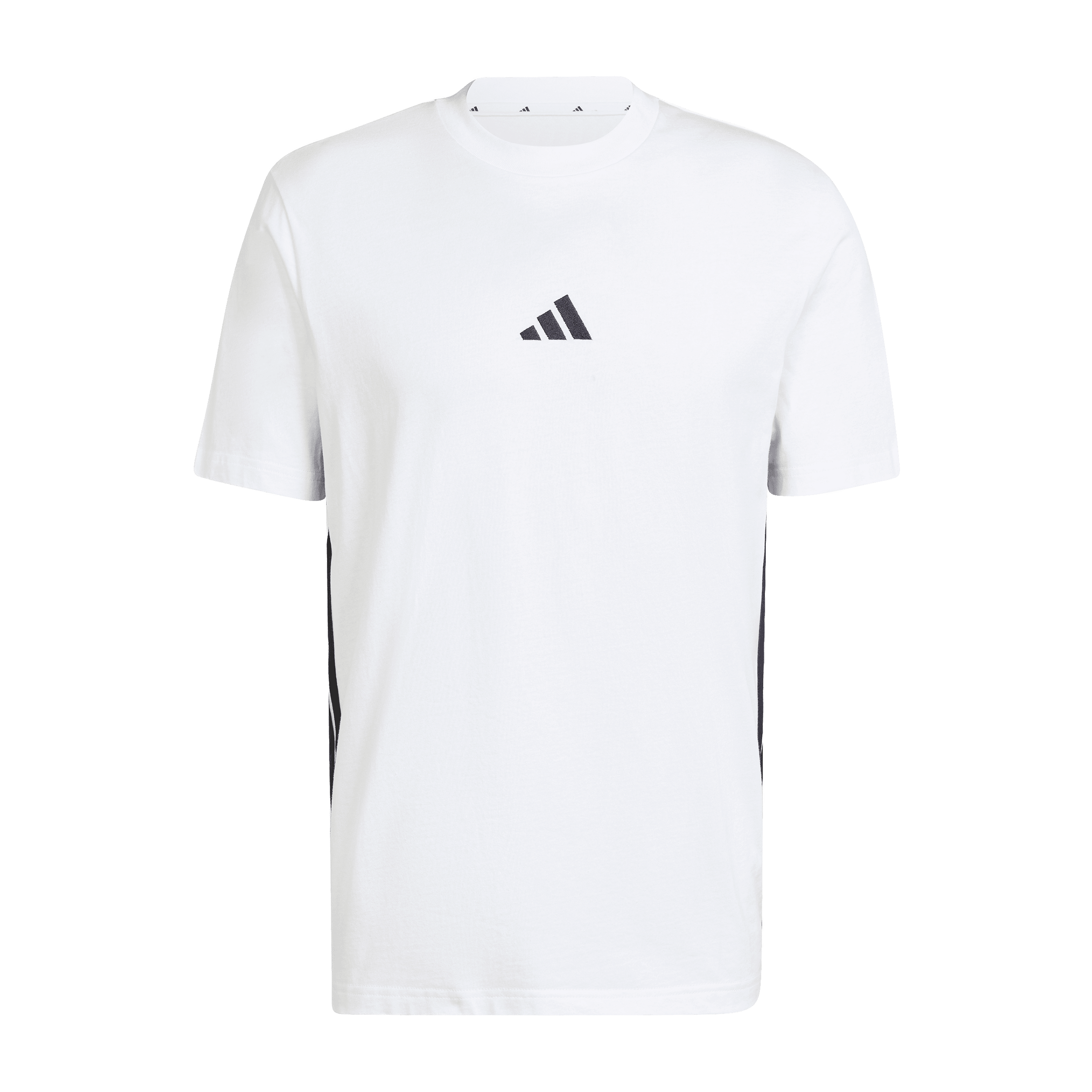 Mens adidas Essentials 3-Stripes Single Jersey Tee