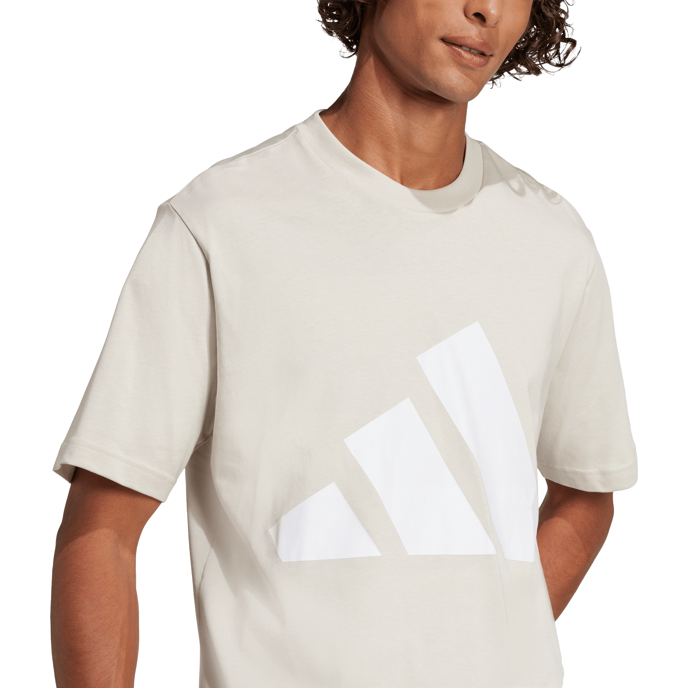 Mens adidas Essentials Big Logo Tee